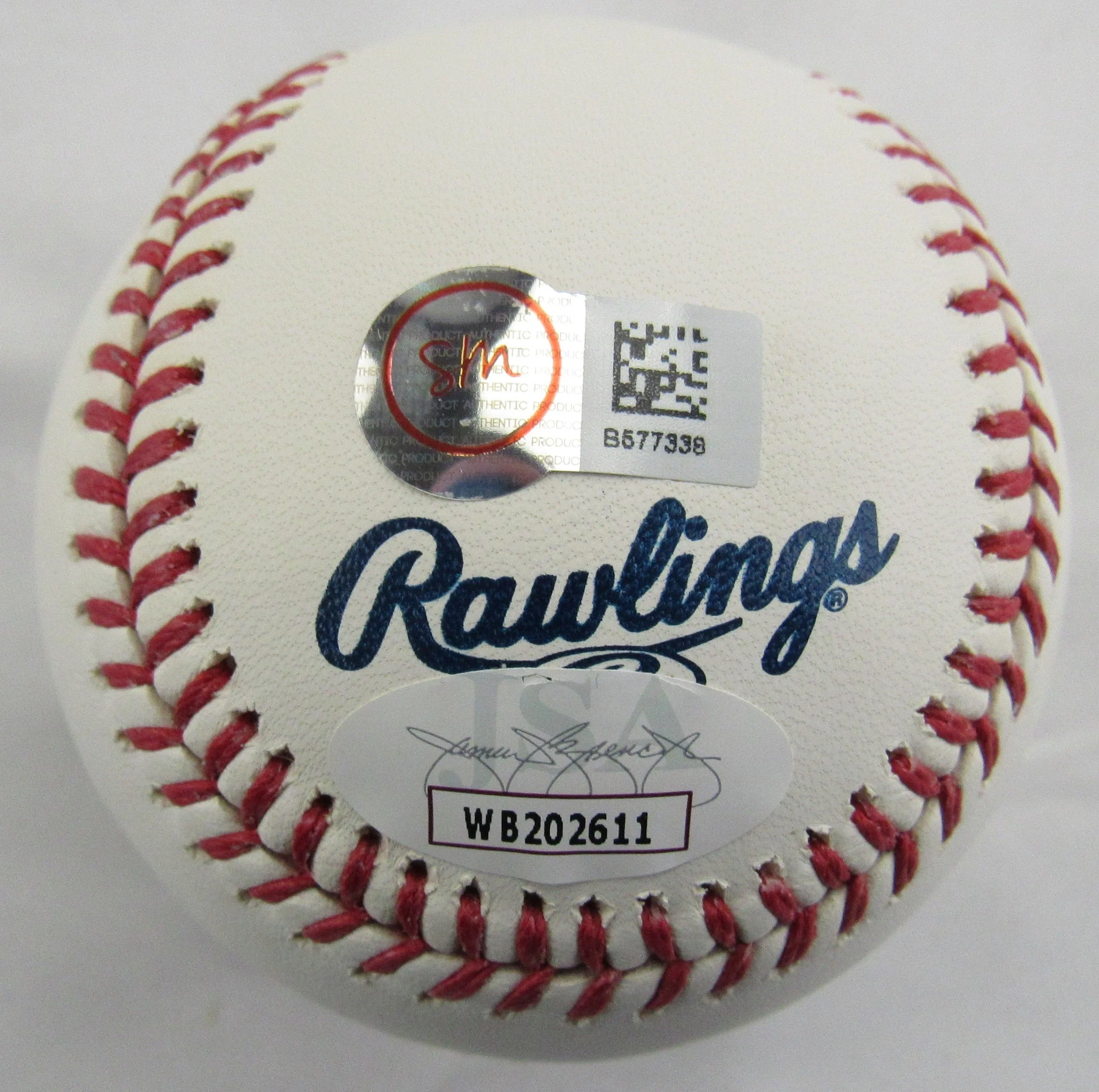 Juan Marichal Signed Auto Rawlings Hall of Fame Baseball JSA WB202611 - Image 4