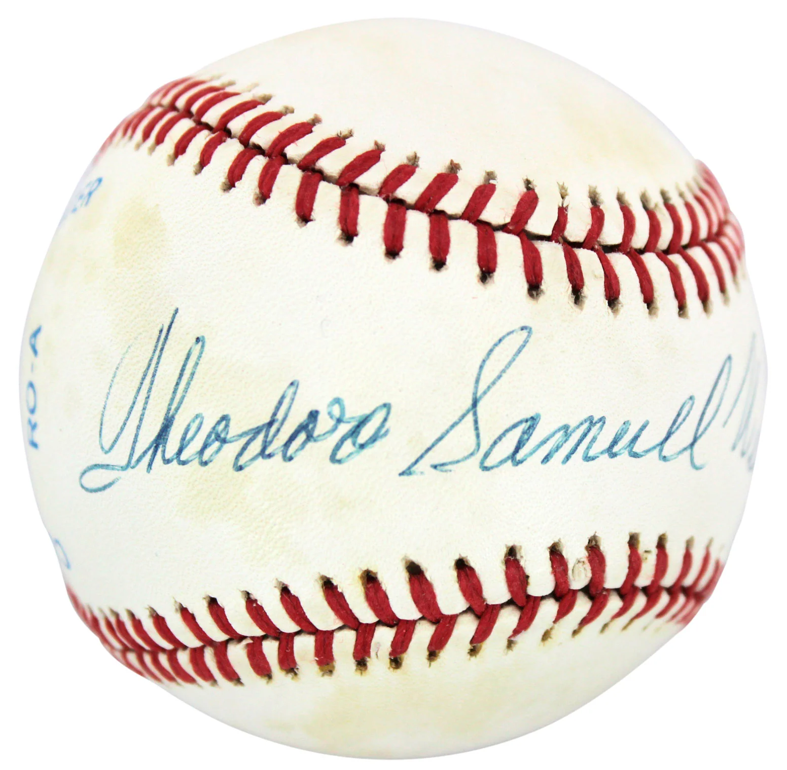 Ted "Theodore Samuel" Williams Signed Authentic OAL Baseball PSA/DNA #E67402 - Image 3