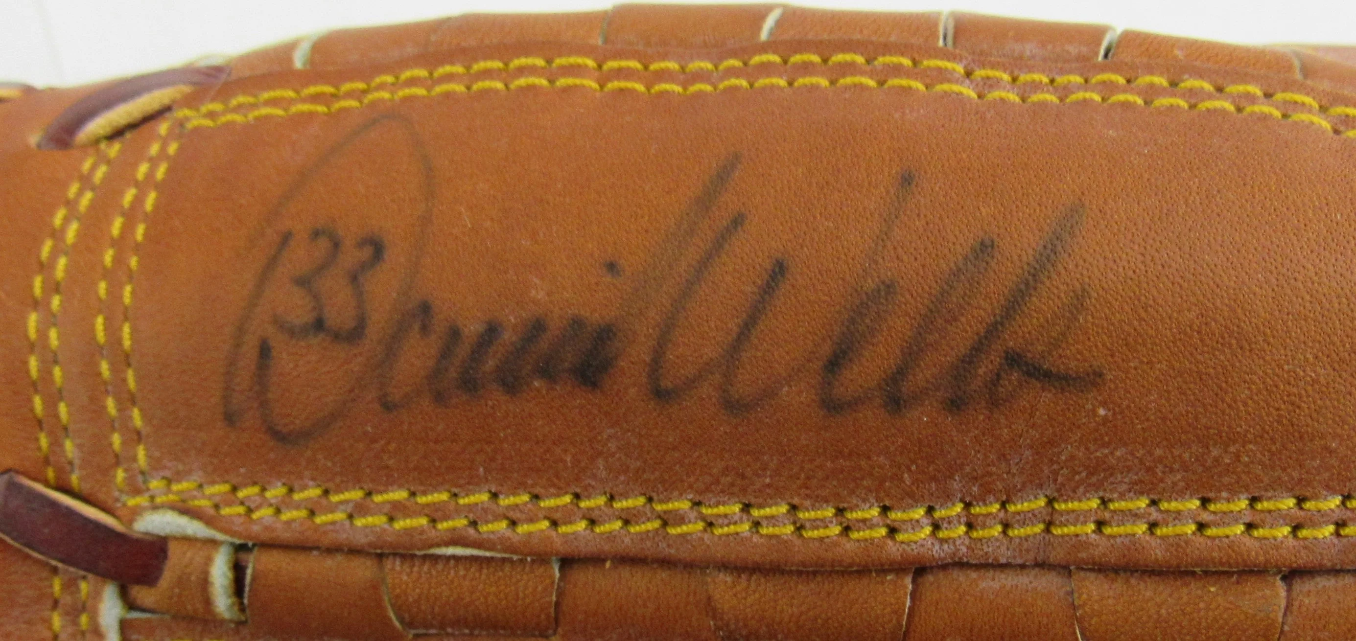 David Wells Signed Auto Game Used Baseball Glove - Image 2