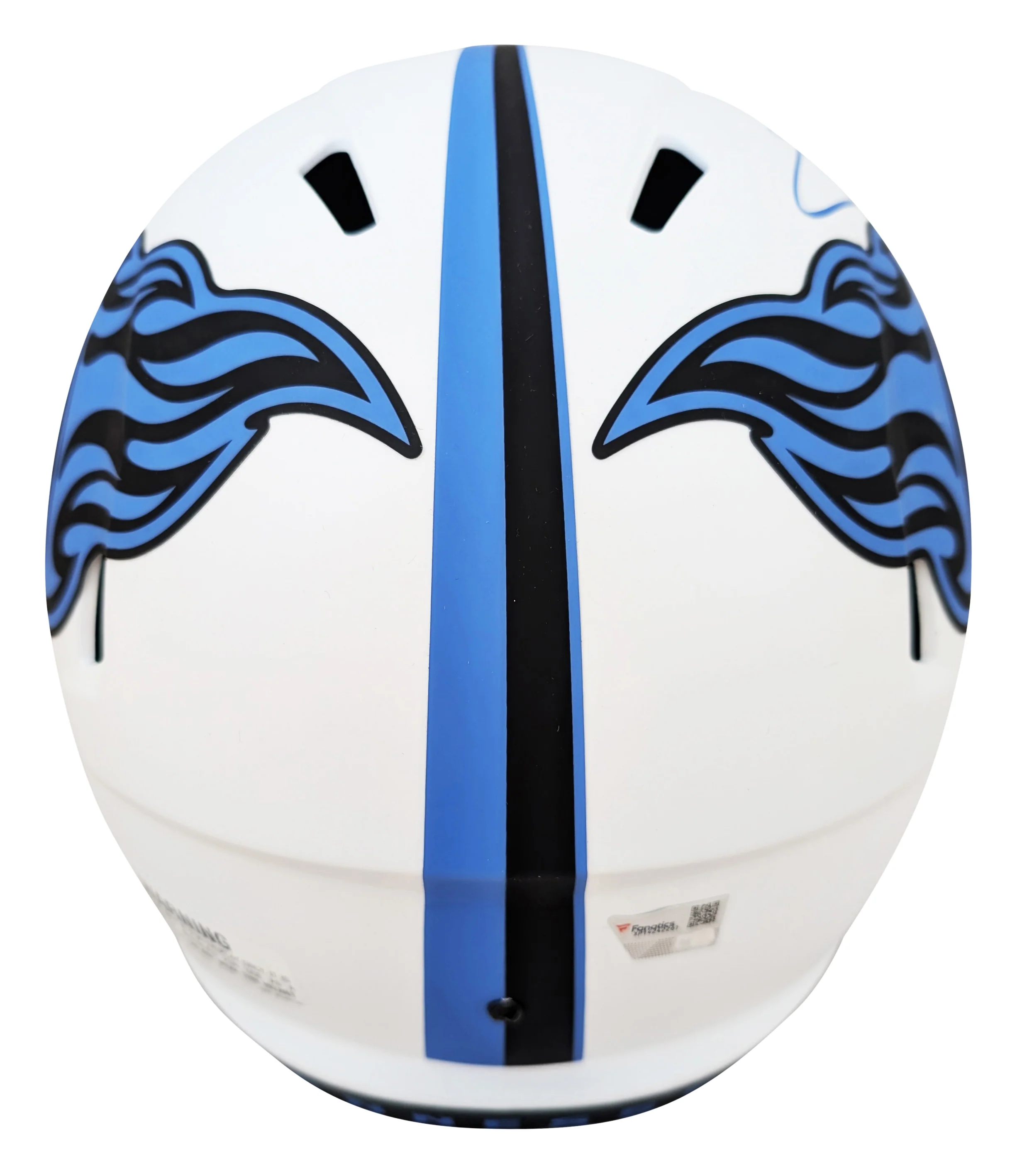 Tennessee Eddie George Signed Lunar Full Size Speed Rep Helmet W/ Case Fanatics - Image 4