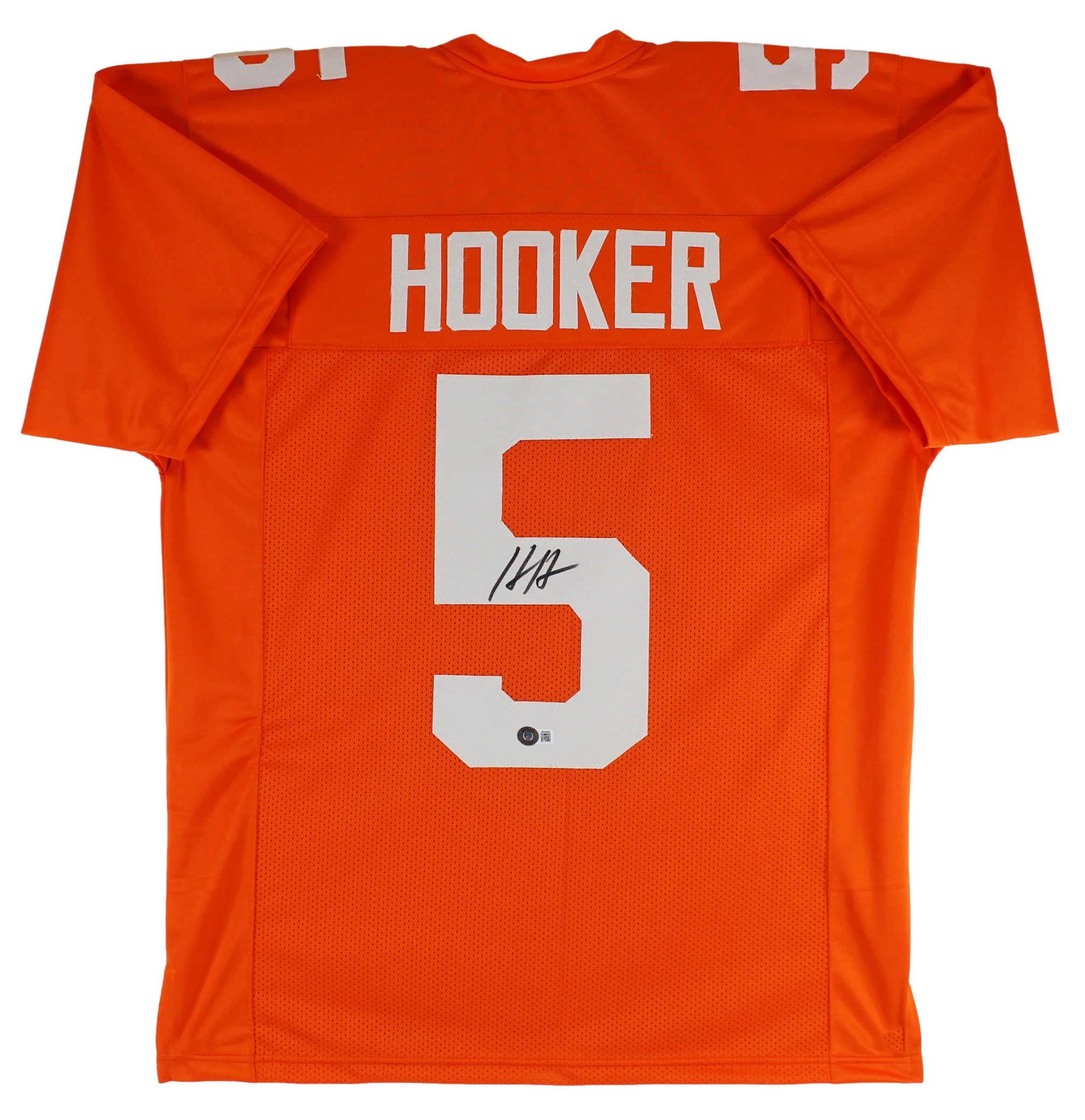 Tennessee Hendon Hooker Authentic Signed Orange Pro Style Jersey BAS Witnessed - Image 2