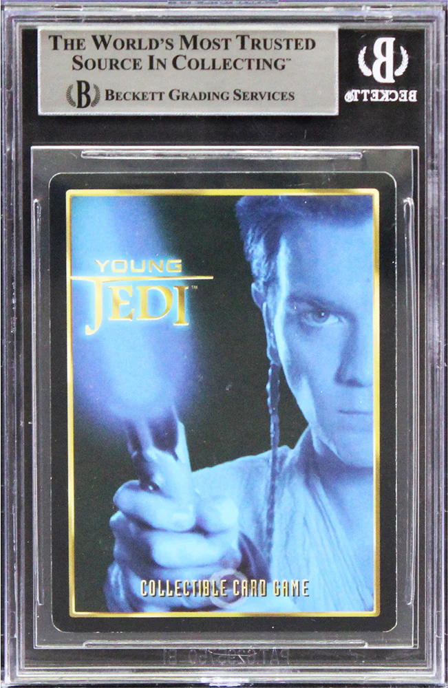 Terrance Stamp Star Wars Signed 2000 Young Jedi Duel Of Fates #11 Card BAS Slab - Image 3