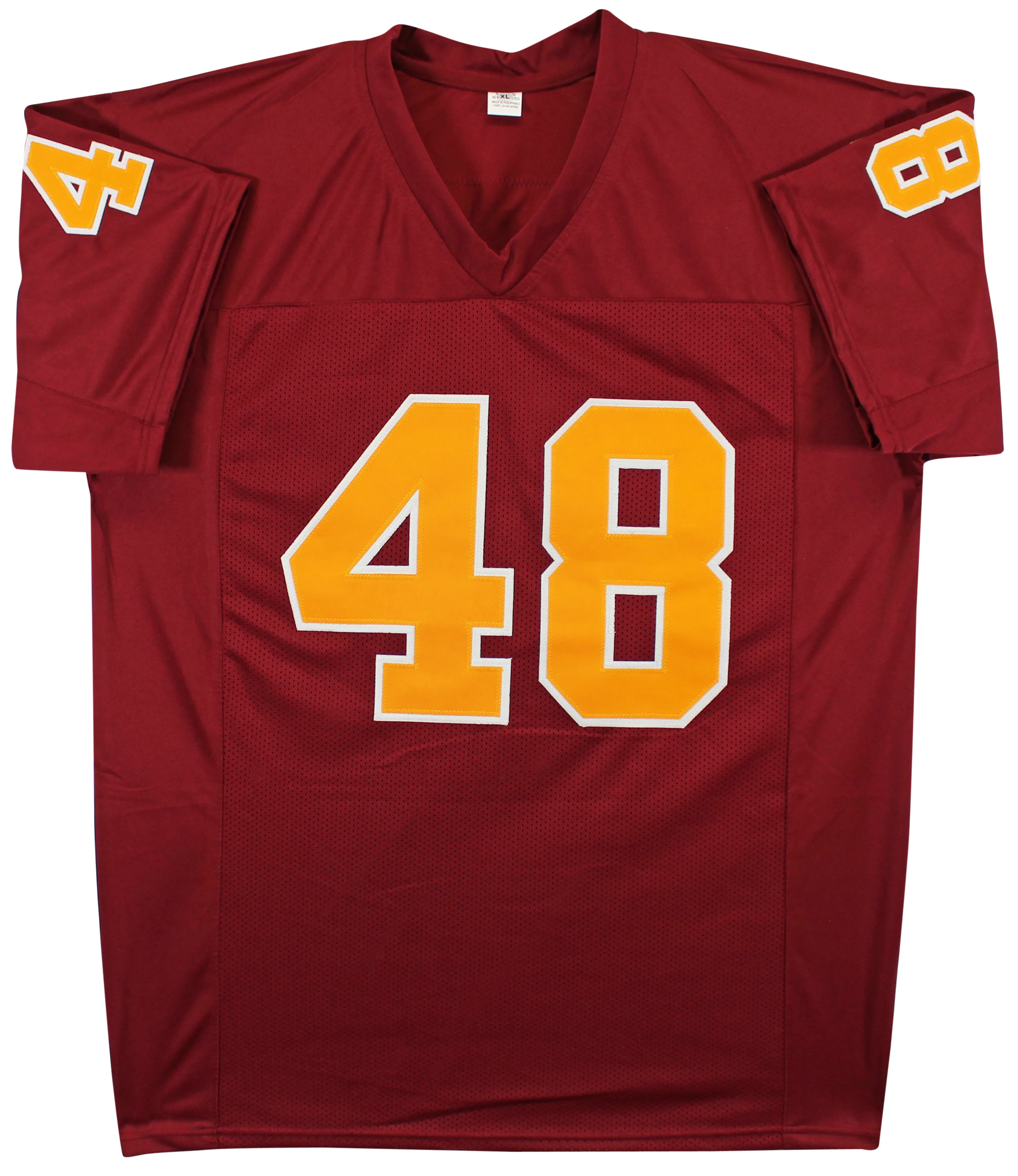 Terrell Suggs "T-Sizzle" Authentic Signed Maroon Pro Style Jersey BAS Witnessed - Image 5