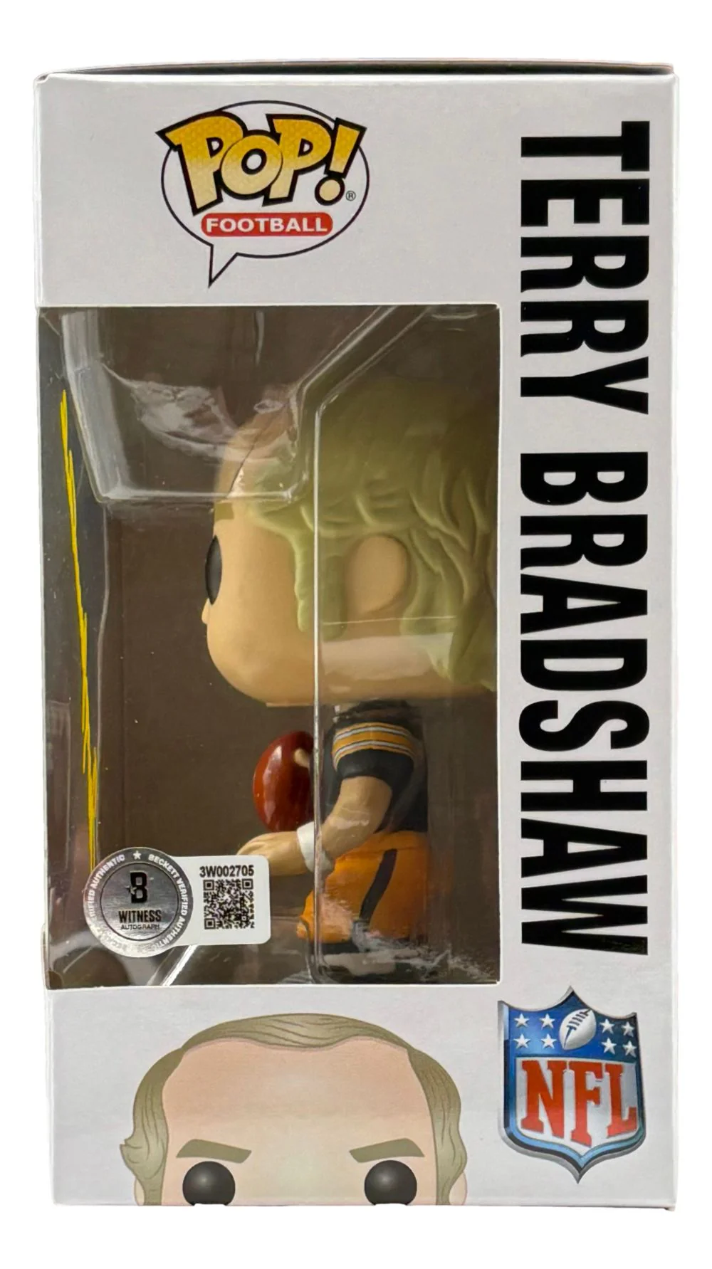 Terry Bradshaw Signed Pittsburgh Steelers Funko Pop #85 BAS - Image 2