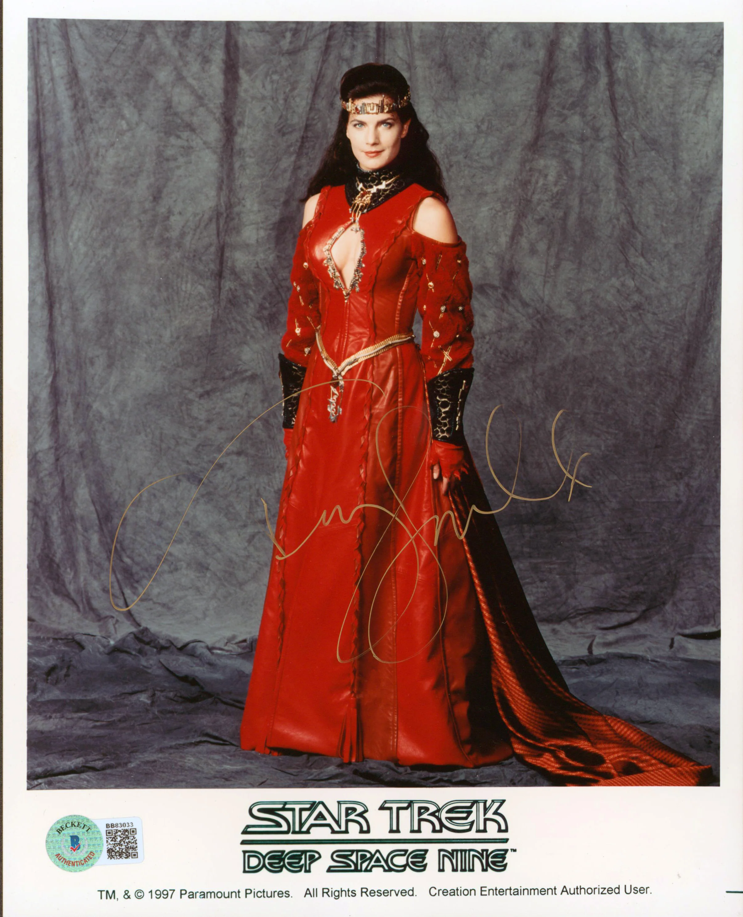 Terry Farrell Star Trek Deep Space Nine Authentic Signed 8x10 Photo BAS #BB83033 - Image 2