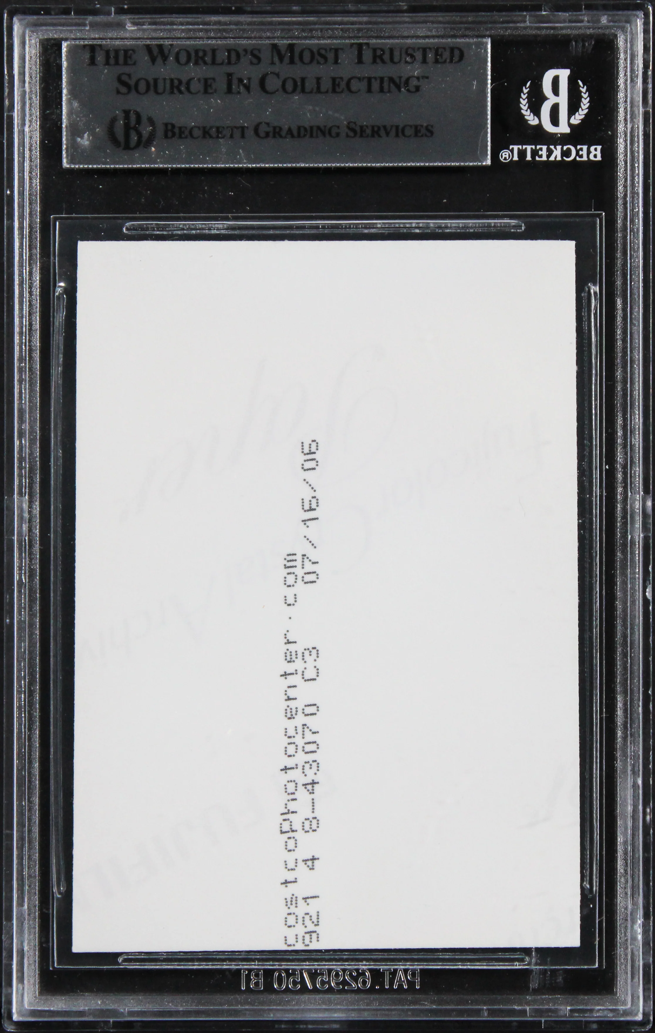Terry McGovern Star Wars Authentic Signed Custom Trading Card BAS Slabbed - Image 3