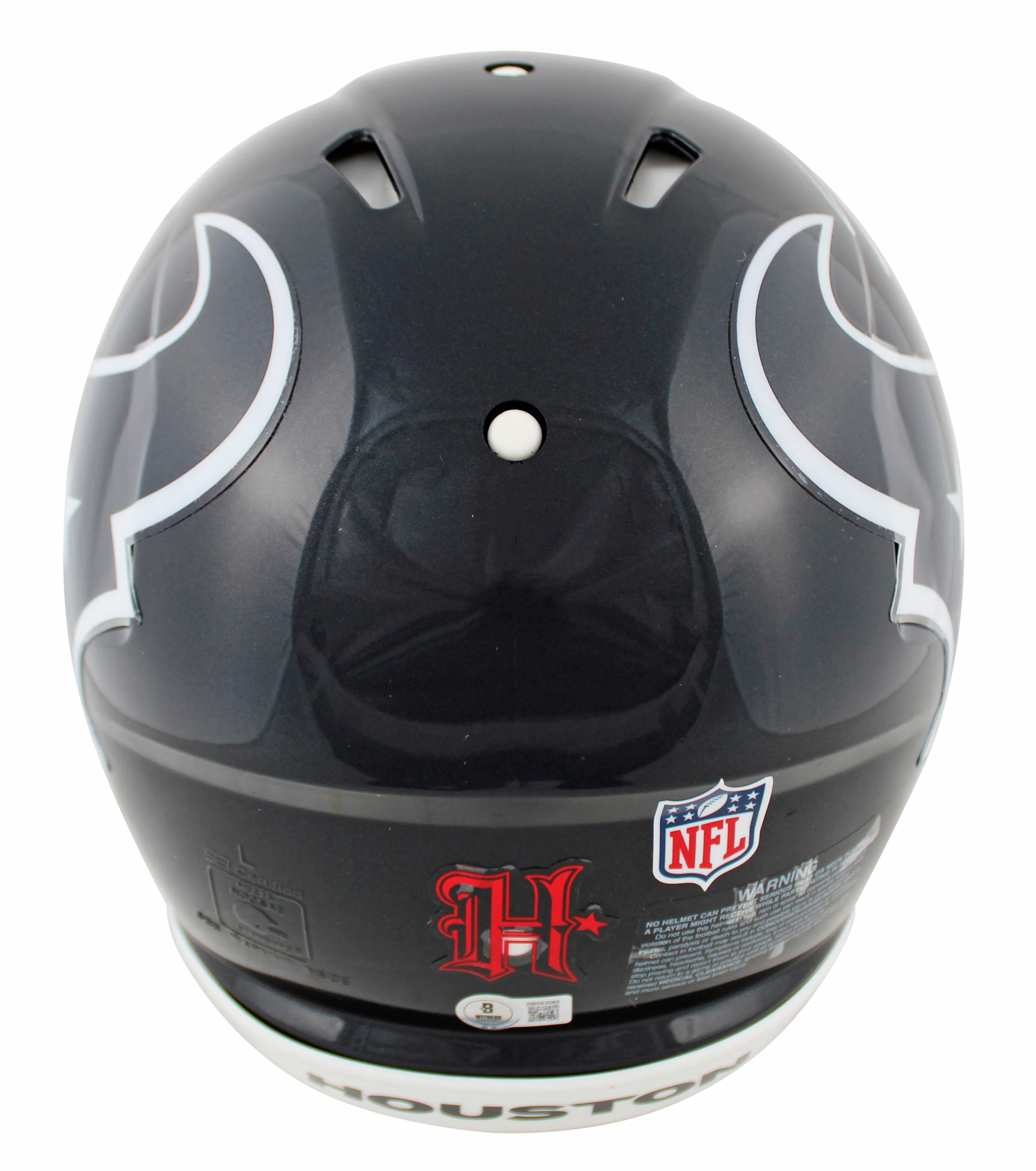 Texans Stefon Diggs Signed Full Size Speed Proline Helmet W/ Case BAS Witnessed - Image 4