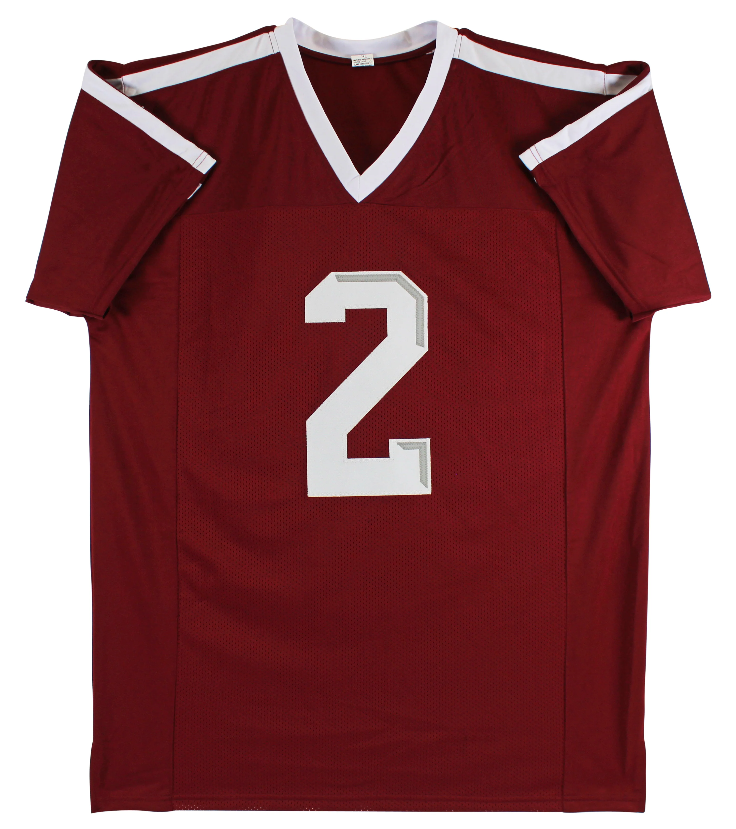 Texas A&M Johnny Manziel "2 Insc" Signed Maroon Pro Style Jersey BAS Witnessed - Image 4