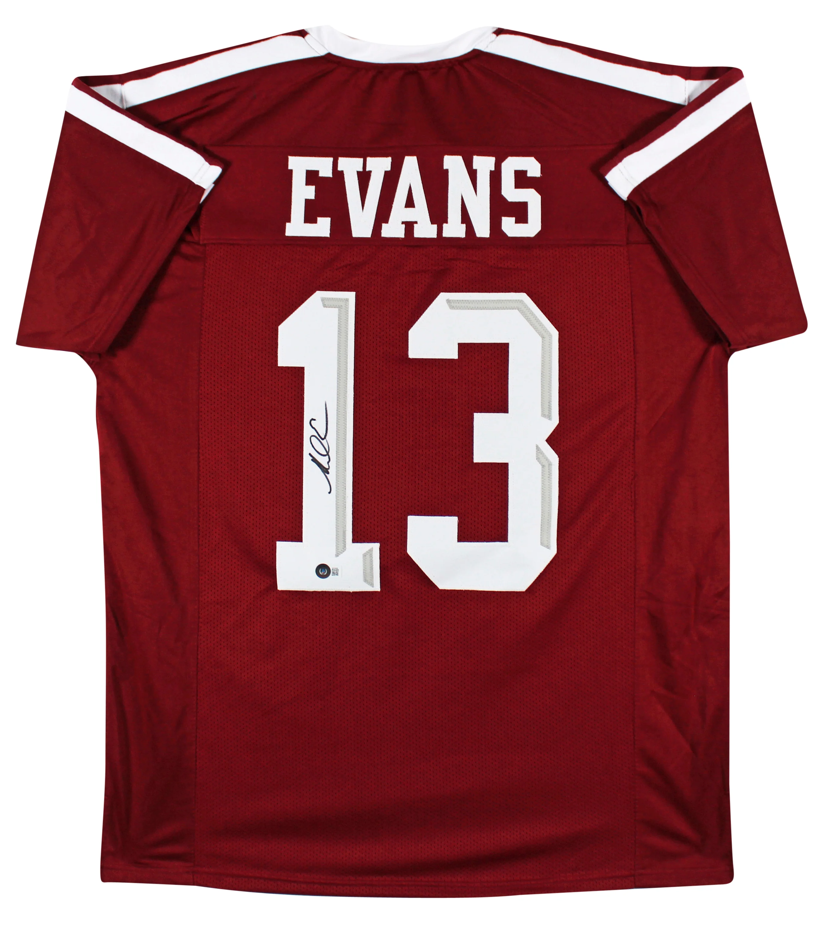 Texas A&M Mike Evans Authentic Signed Maroon Pro Style Jersey BAS Witnessed - Image 2