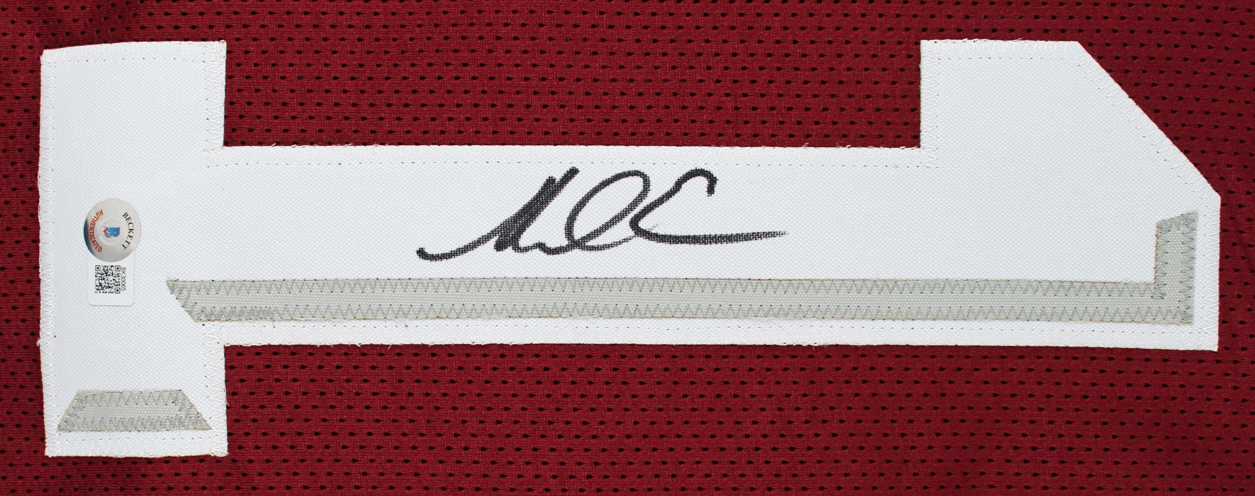 Texas A&M Mike Evans Authentic Signed Maroon Pro Style Jersey BAS Witnessed - Image 3
