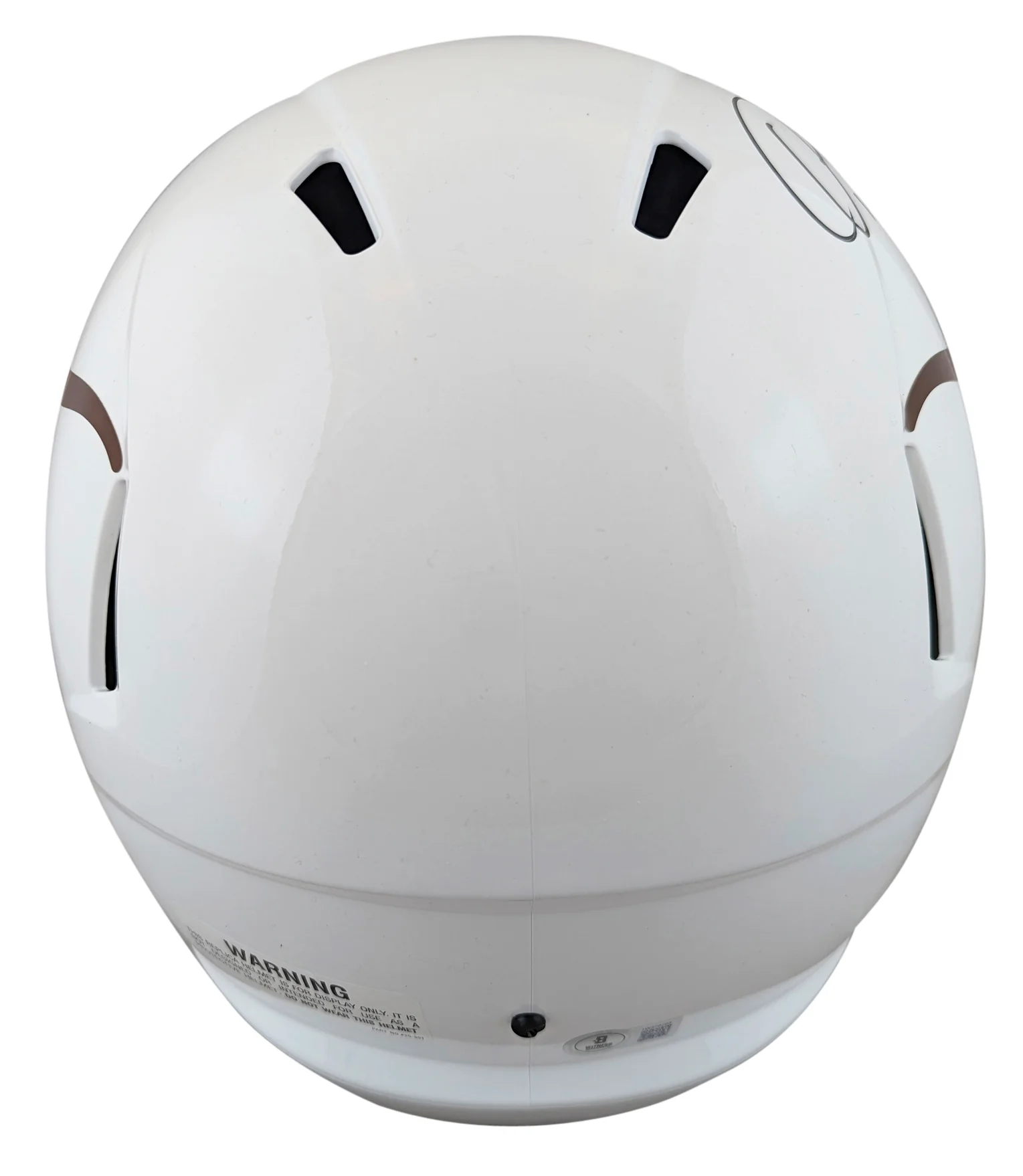 Texas Derrick Johnson Authentic Signed Full Size Speed Rep Helmet BAS Witnessed - Image 3