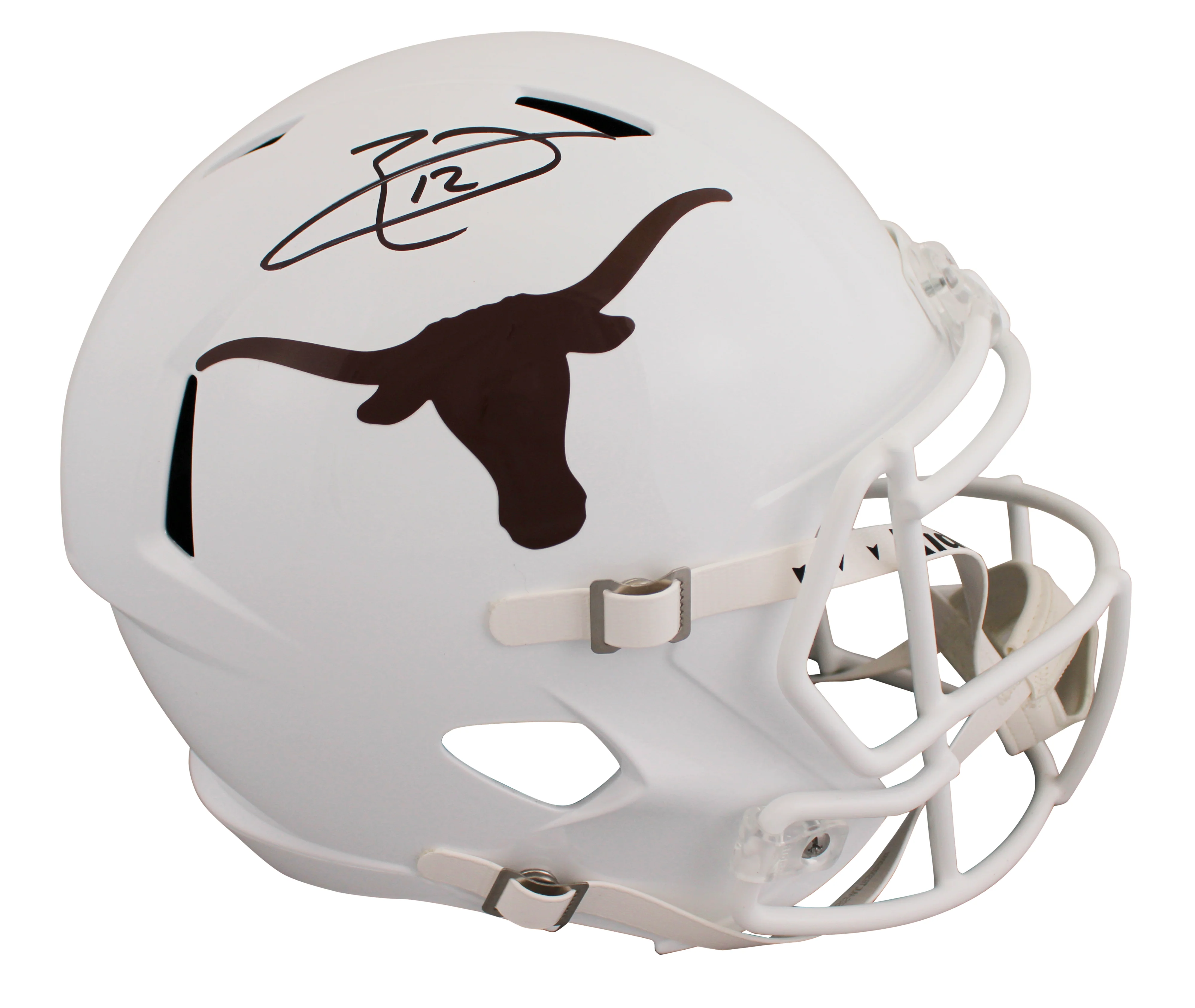 Texas Earl Thomas Signed Full Size Speed Rep Helmet W/ Case BAS Witnessed - Image 3