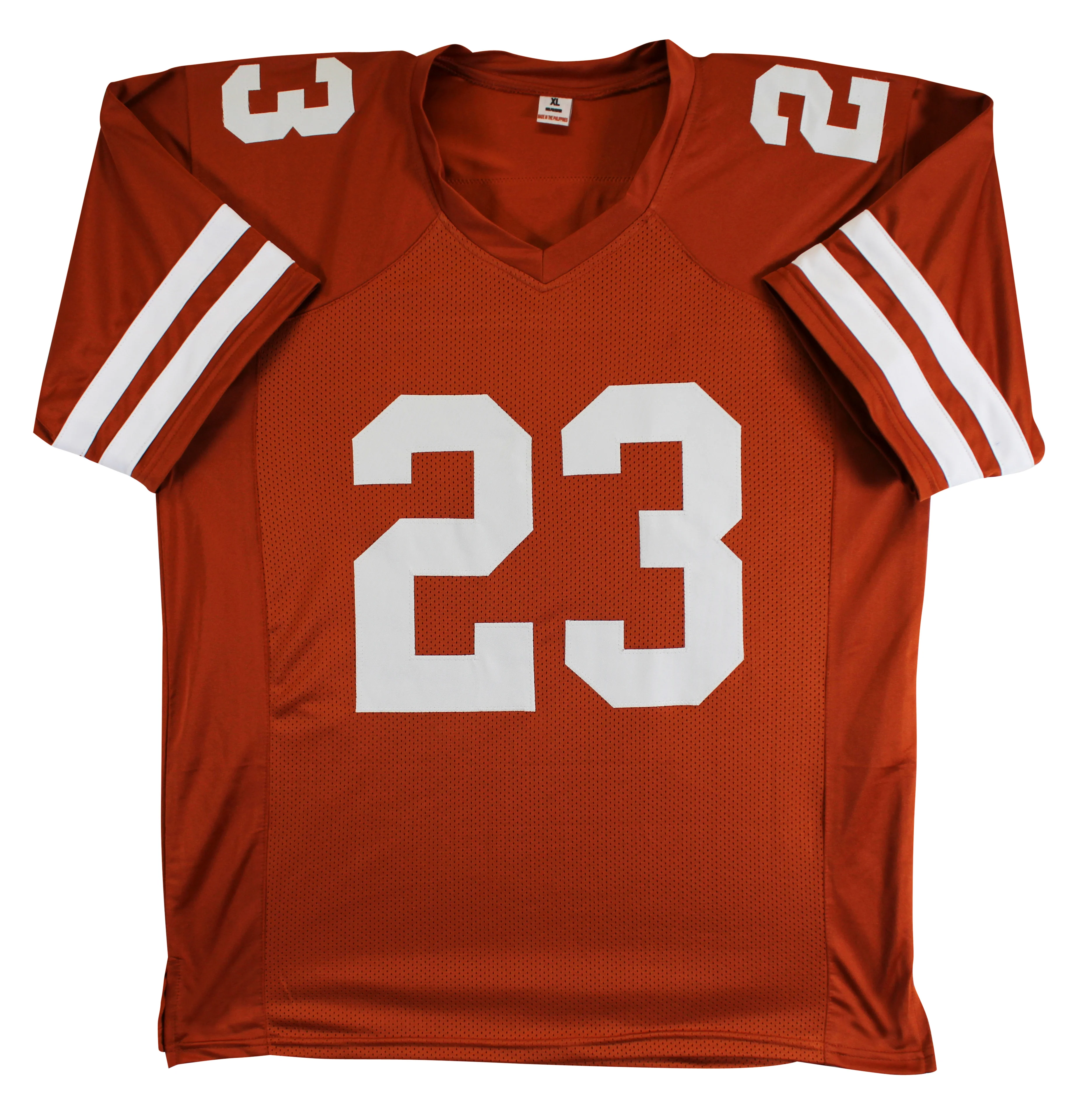 Texas Jahdae Barron Authentic Signed Burnt Orange Pro Style Jersey BAS Witnessed - Image 4