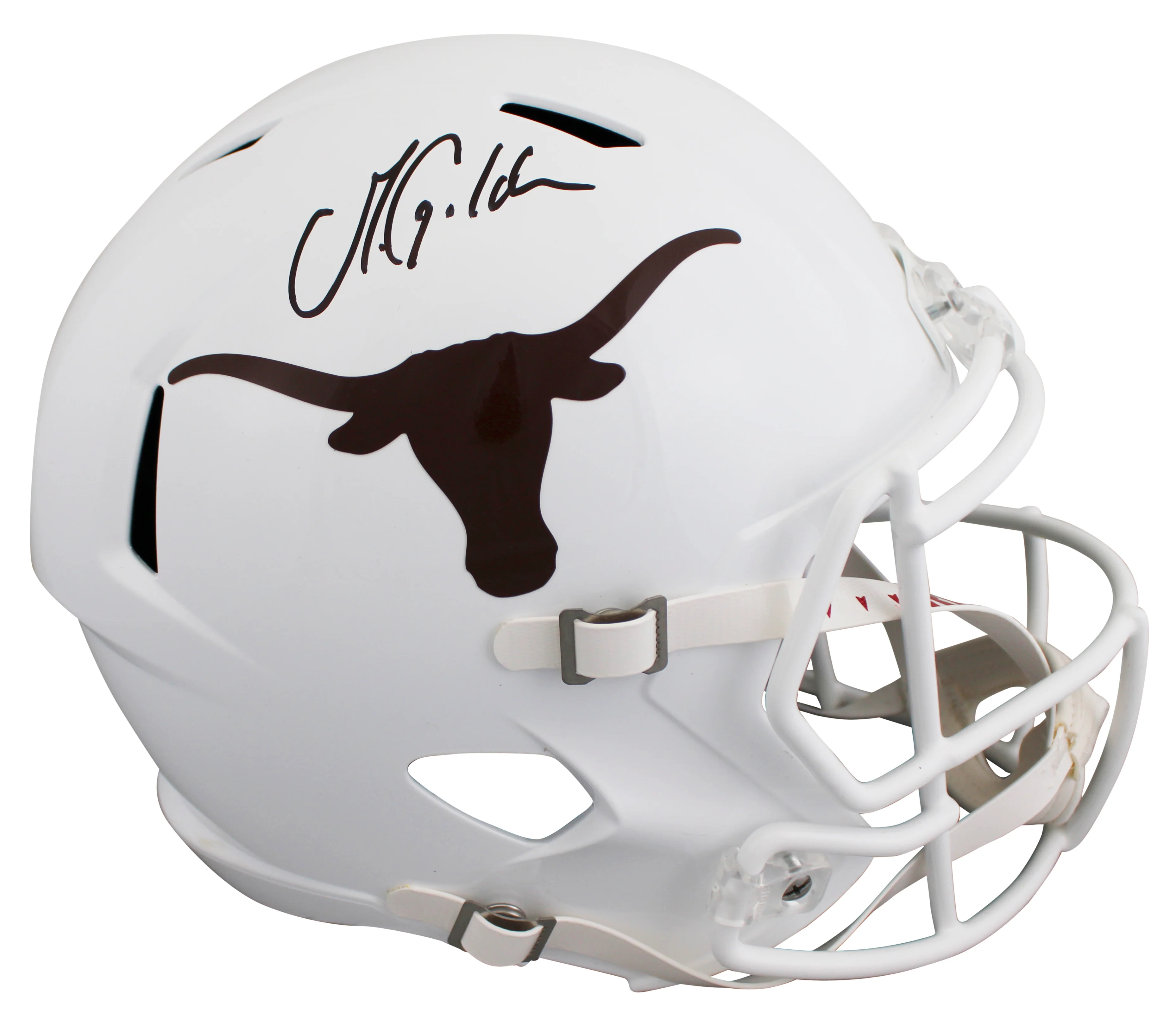 Texas Matthew Golden Signed Full Size Speed Rep Helmet W/ Case BAS Witnessed - Image 3
