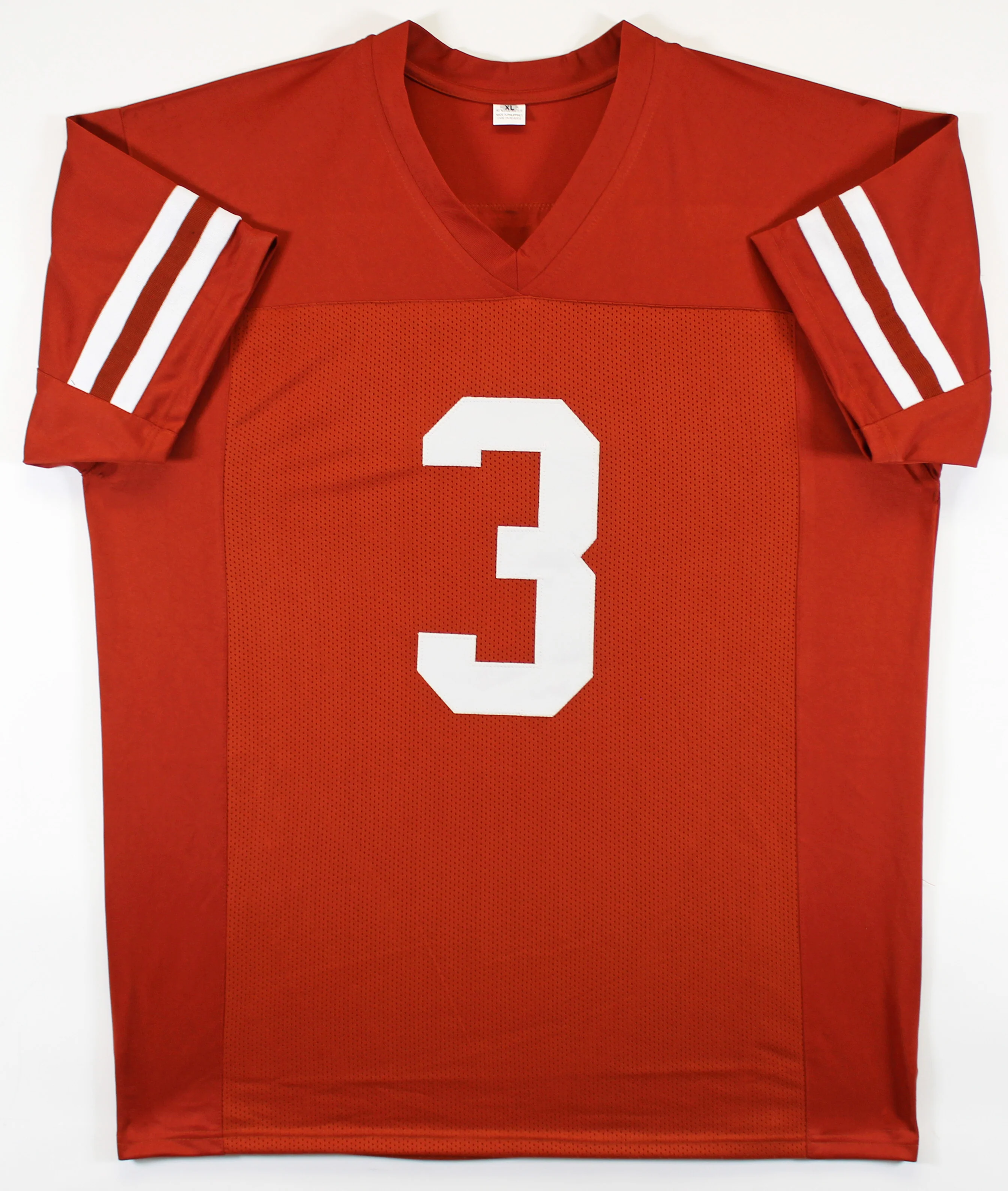 Texas Quinn Ewers Authentic Signed Burnt Orange Pro Style Jersey BAS Witnessed - Image 4