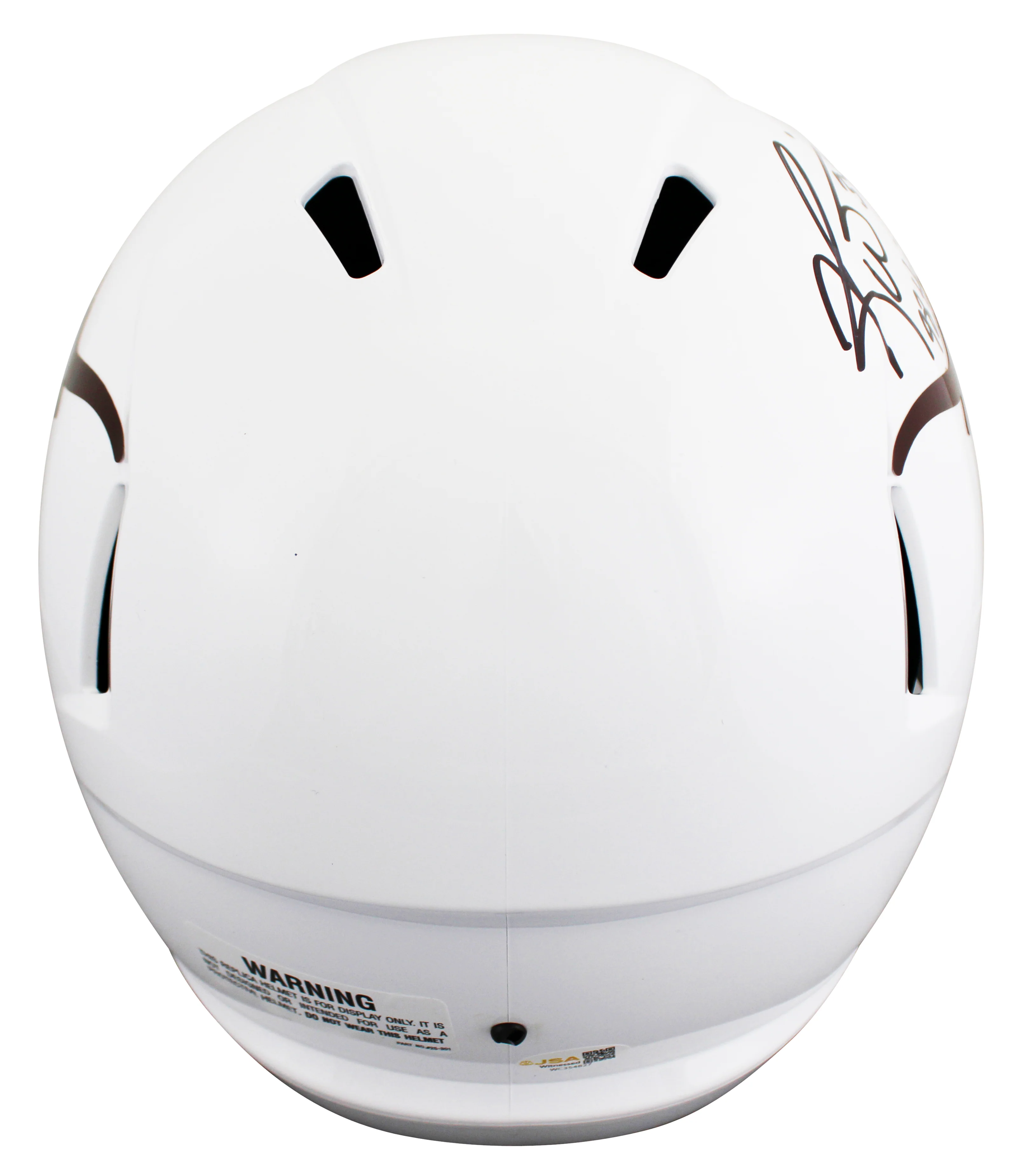 Texas Ricky Williams "98 Heisman" Signed Full Size Speed Rep Helmet JSA Witness - Image 3