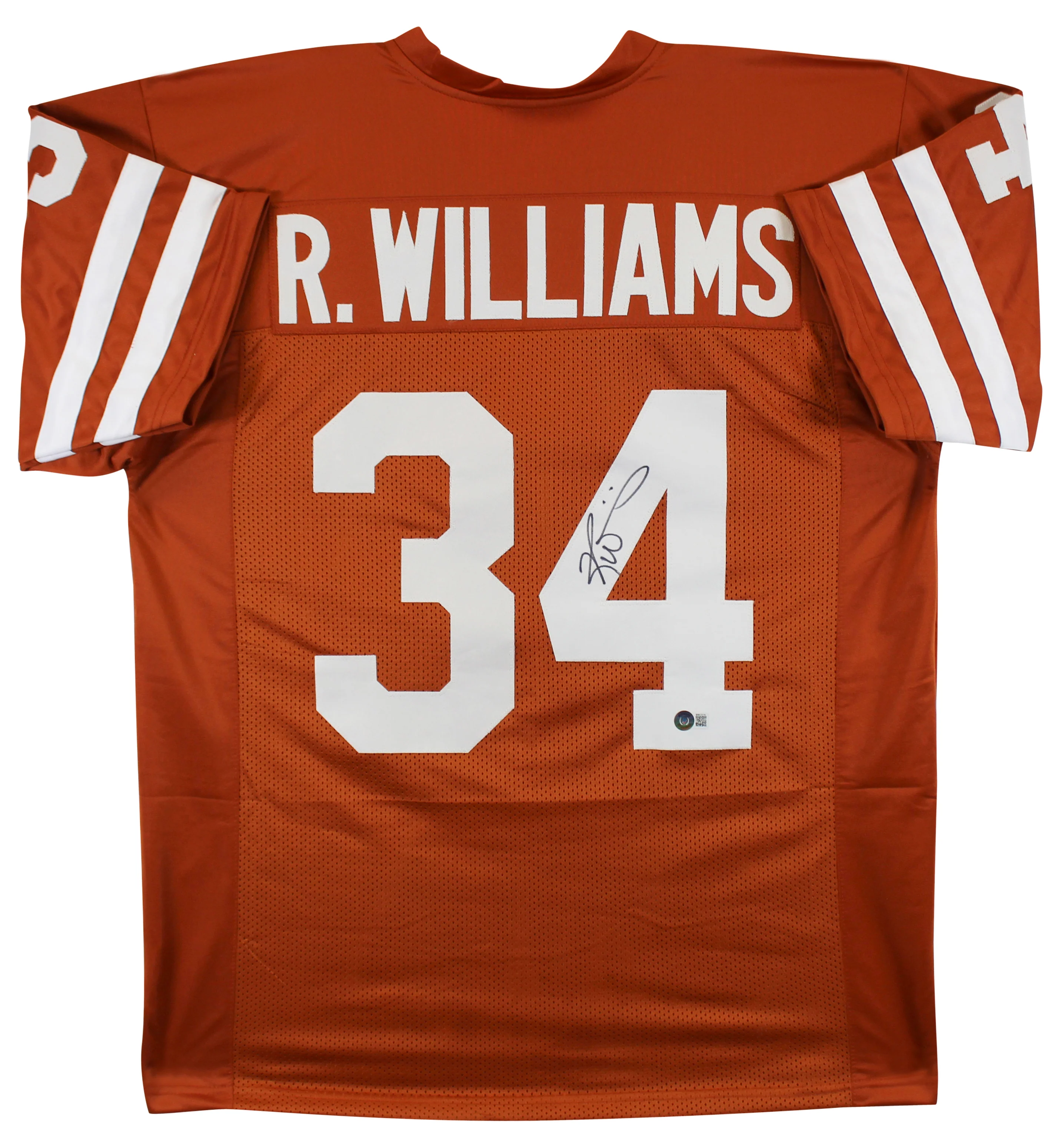 Texas Ricky Williams Authentic Signed Burnt Orange Pro Style Jersey BAS - Image 2