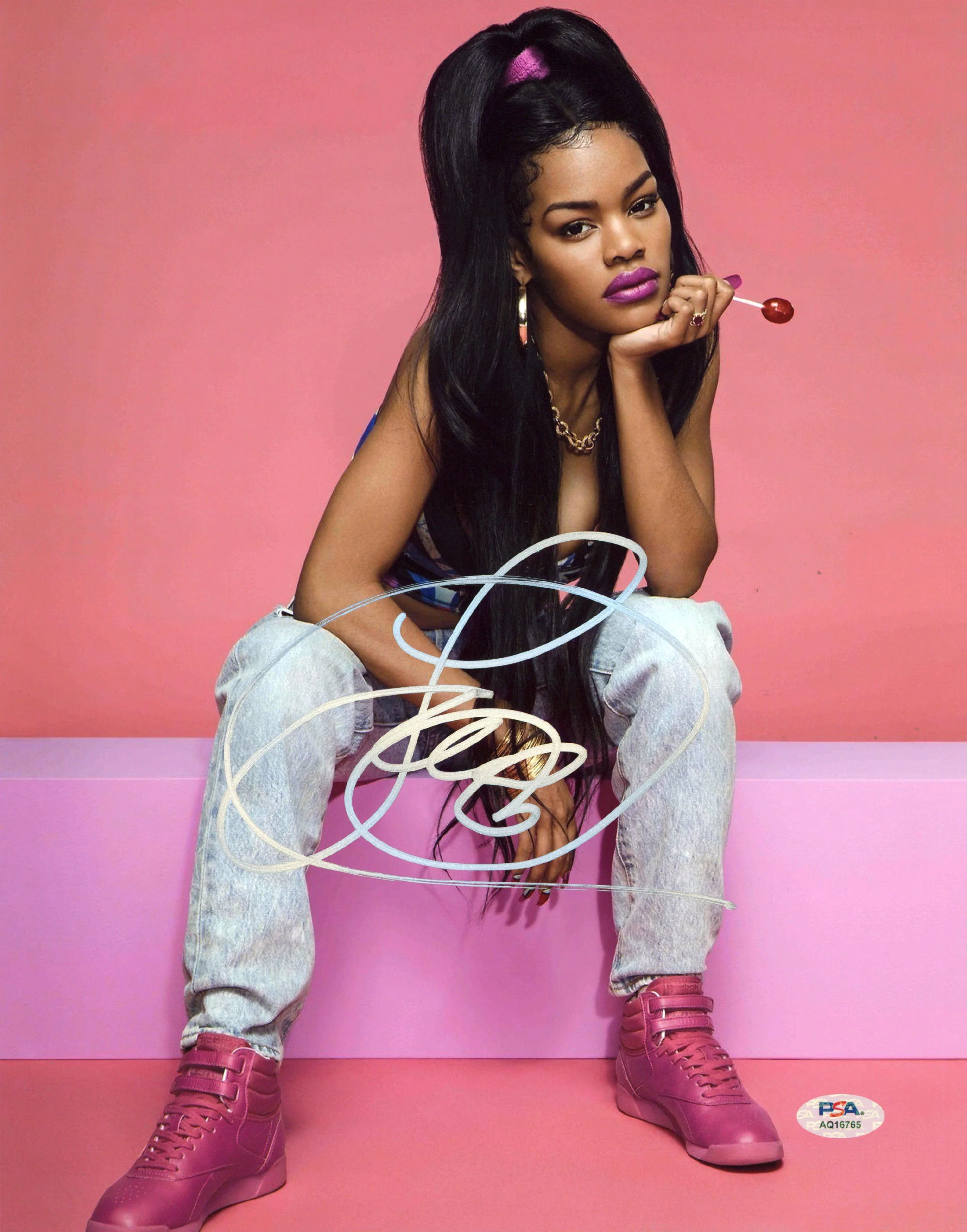 Teyana Taylor A Thousand And One Authentic Signed 11x14 Photo PSA/DNA #AQ16765 - Image 2