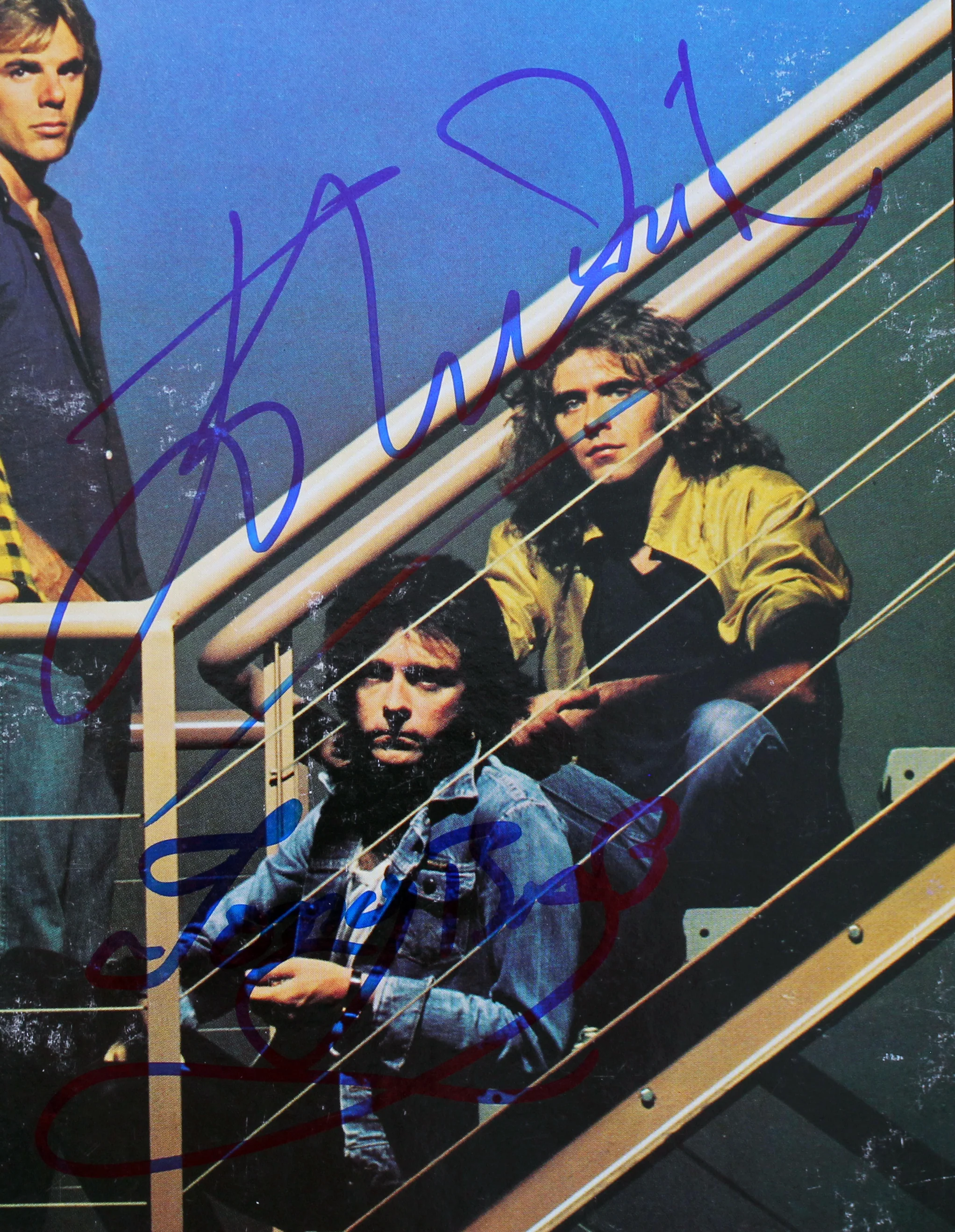 The Babys (3) Waite, Brock & Stocker Signed On The Edge Album Cover BAS #AB77811 - Image 3