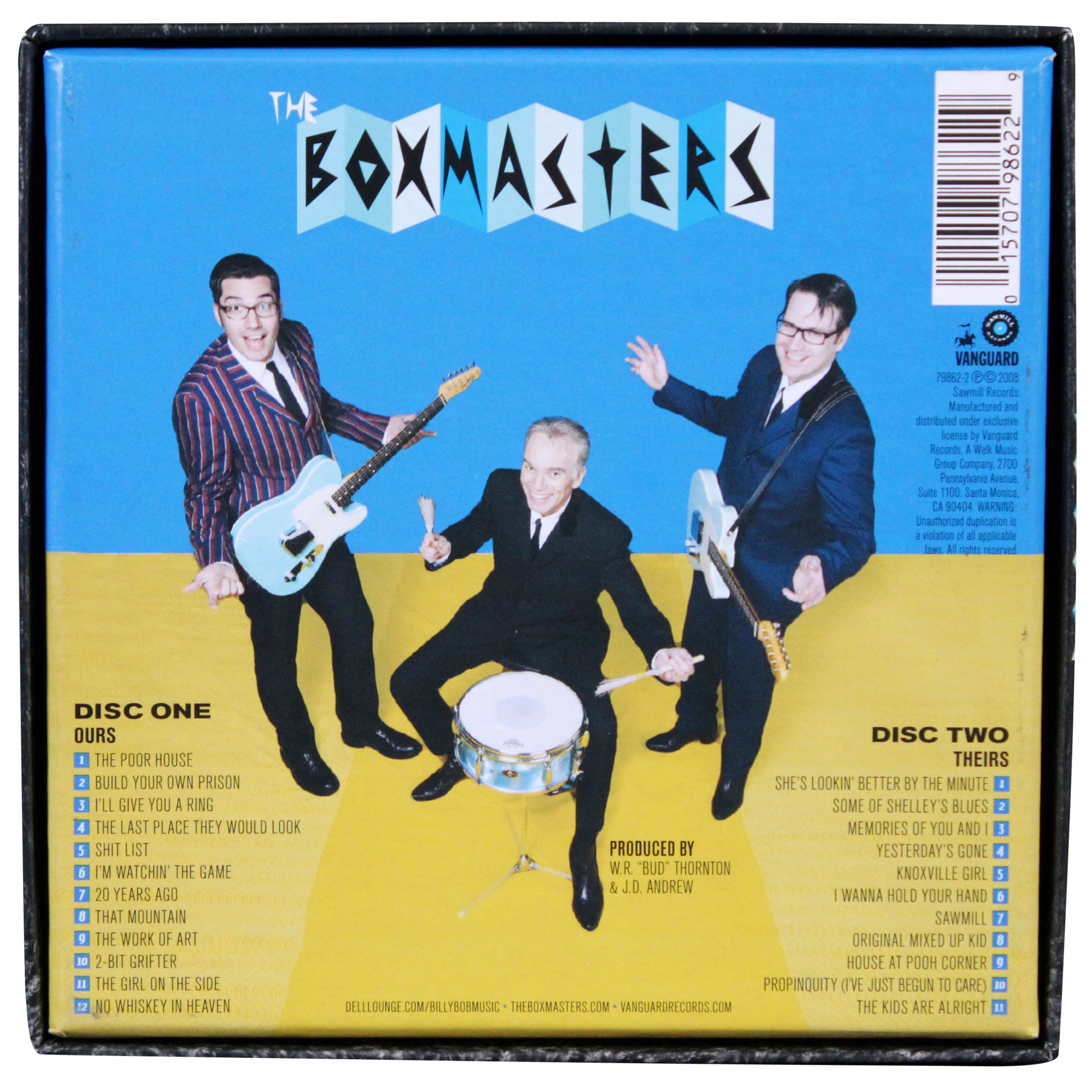 The Boxmasters (3) Thornton, Andrews & Butler Signed CD Box Cover BAS #AE13207 - Image 3