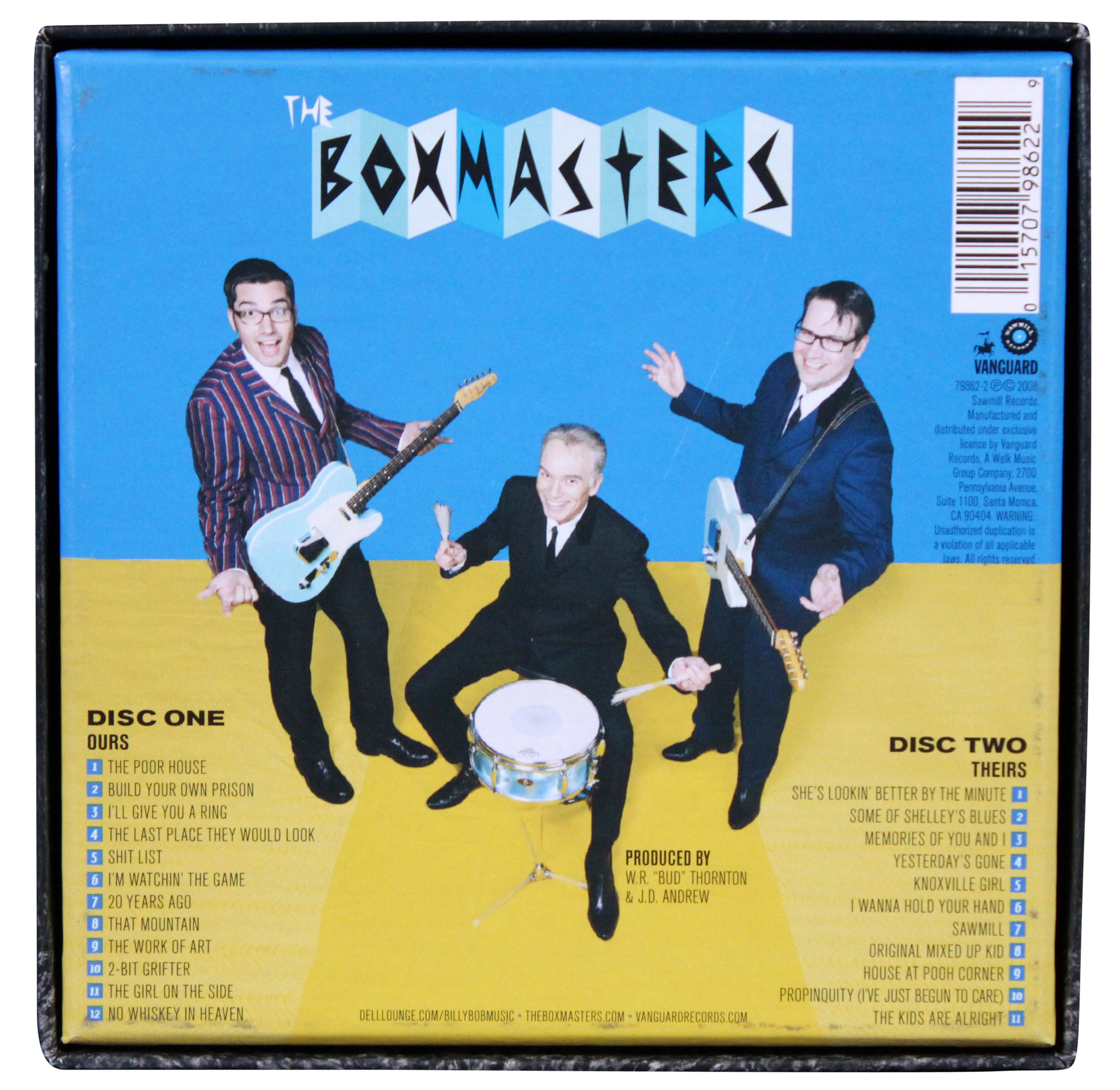 The Boxmasters (3) Thornton, Andrews & Butler Signed CD Box Cover BAS #AE13208 - Image 3