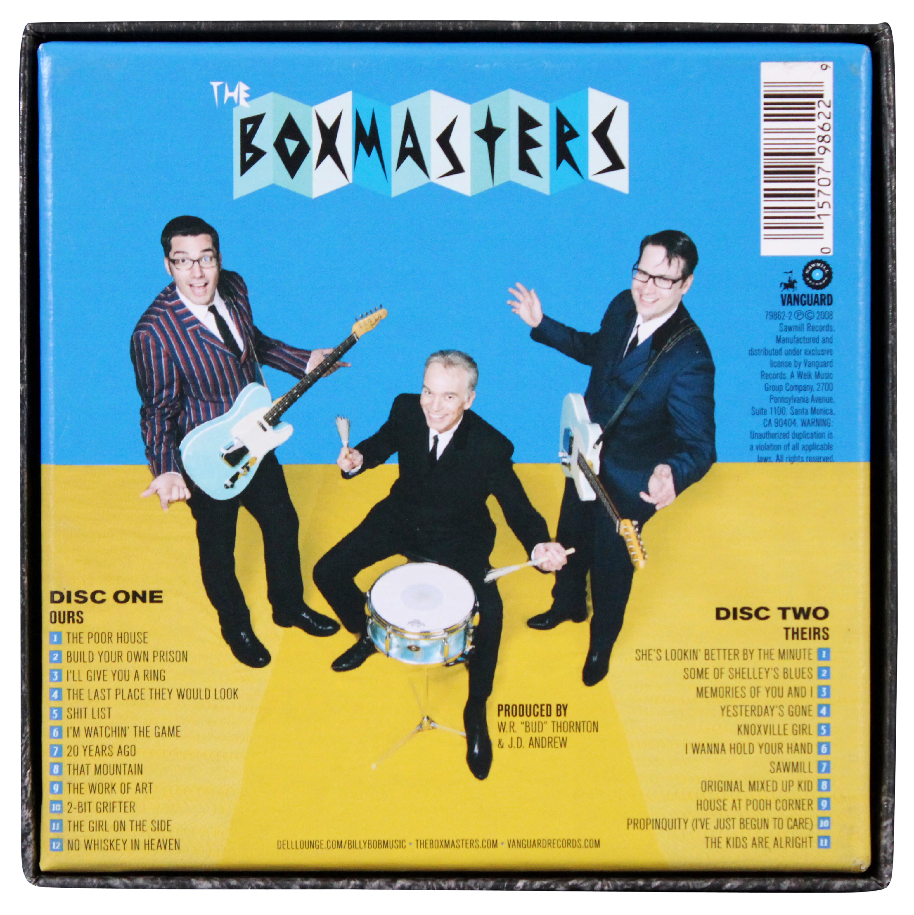 The Boxmasters (3) Thornton, Andrews & Butler Signed CD Box Cover BAS #AE13209 - Image 3