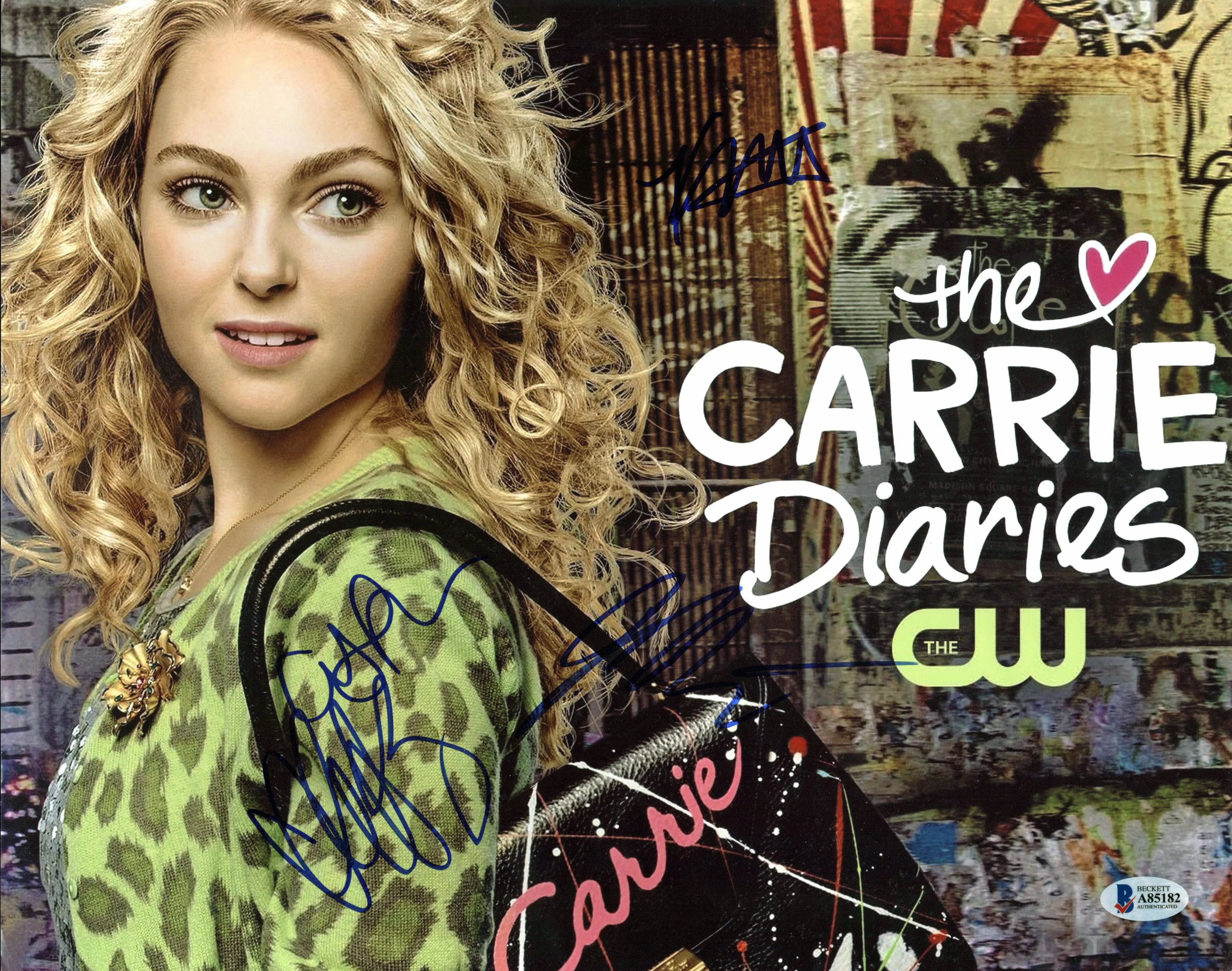 The Carrie Diaries (Robb, Findlay +2) Authentic Signed 11x14 Photo BAS #A85182 - Image 2