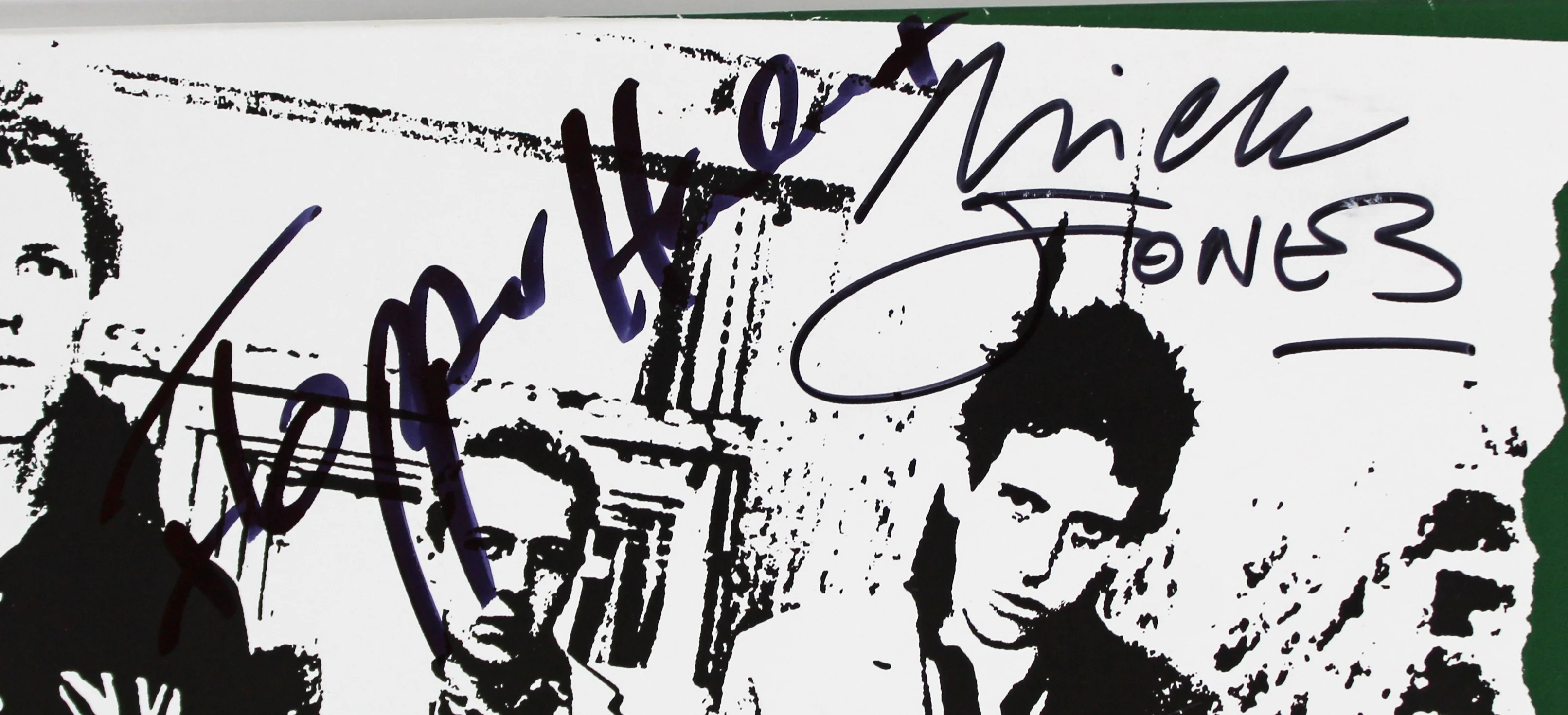 The Clash (3) Jones, Simmon, & Headon Signed Self Titled Album Cover BAS #A54019 - Image 3