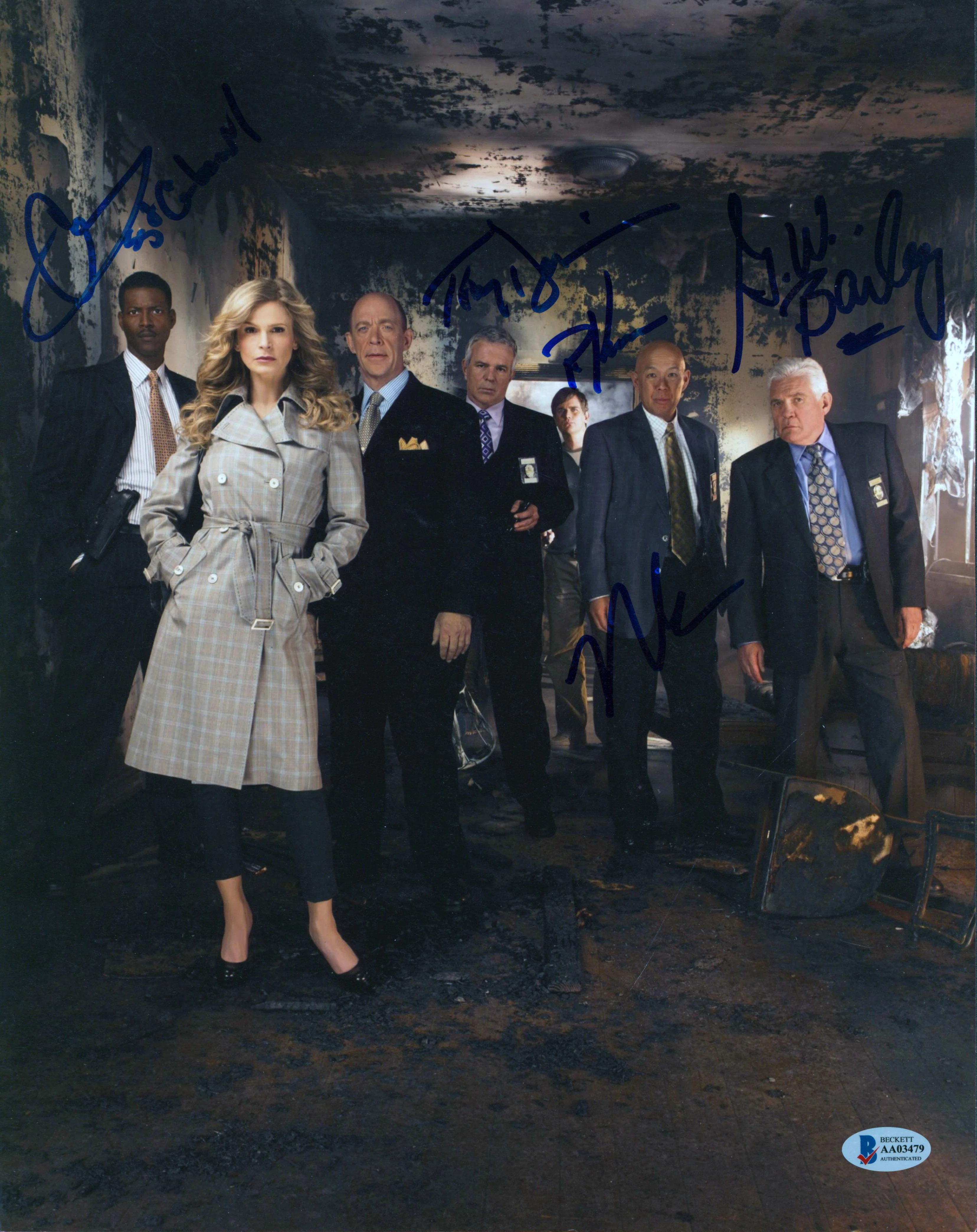 The Closer (5) Reynolds, Bailey, Gussett, Denison & +1 Signed 11x14 Photo BAS 3 - Image 2