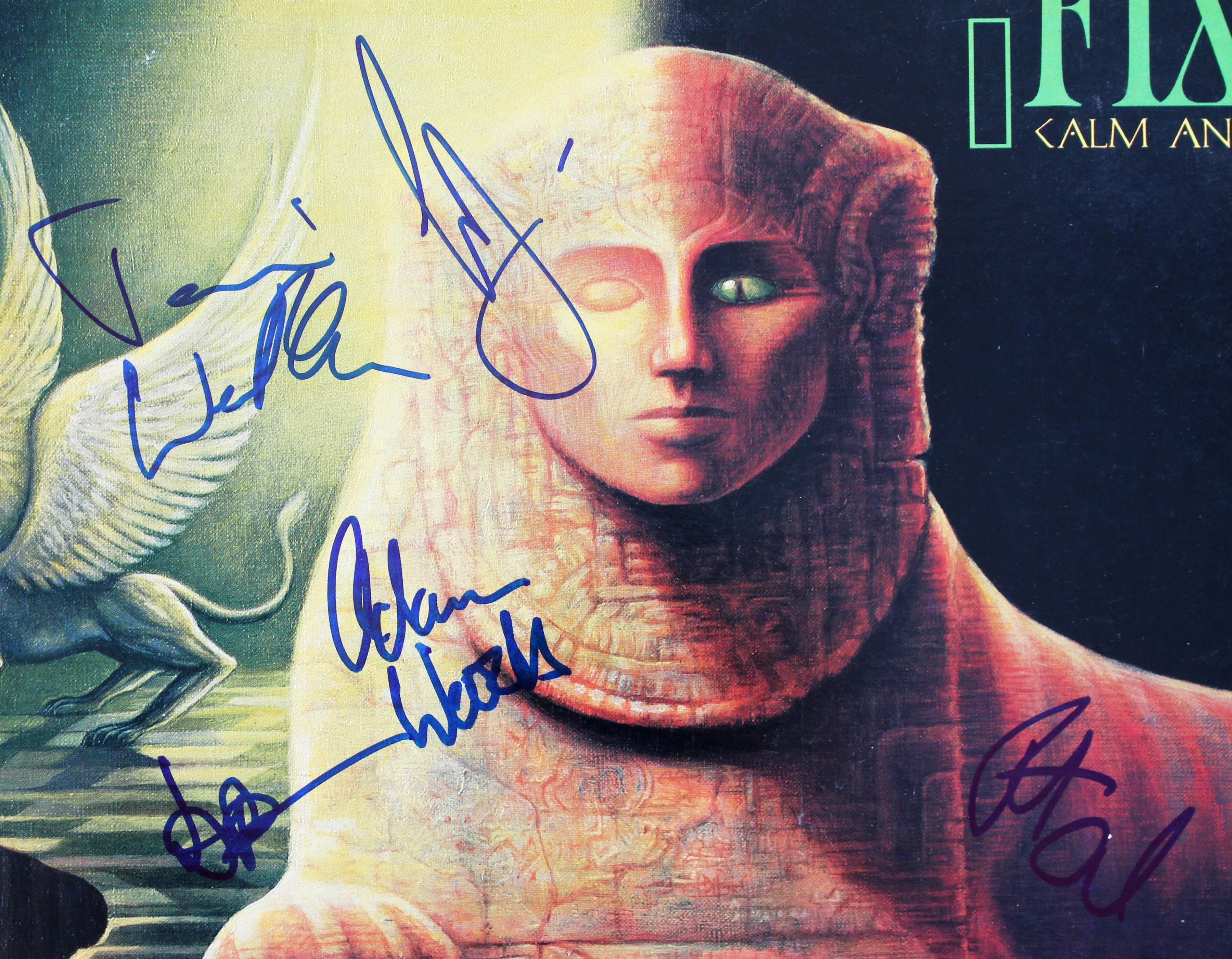The Fixx (5) Curnin, Woods, Greenall, West-Oram & Brown Signed Album Cover BAS - Image 3