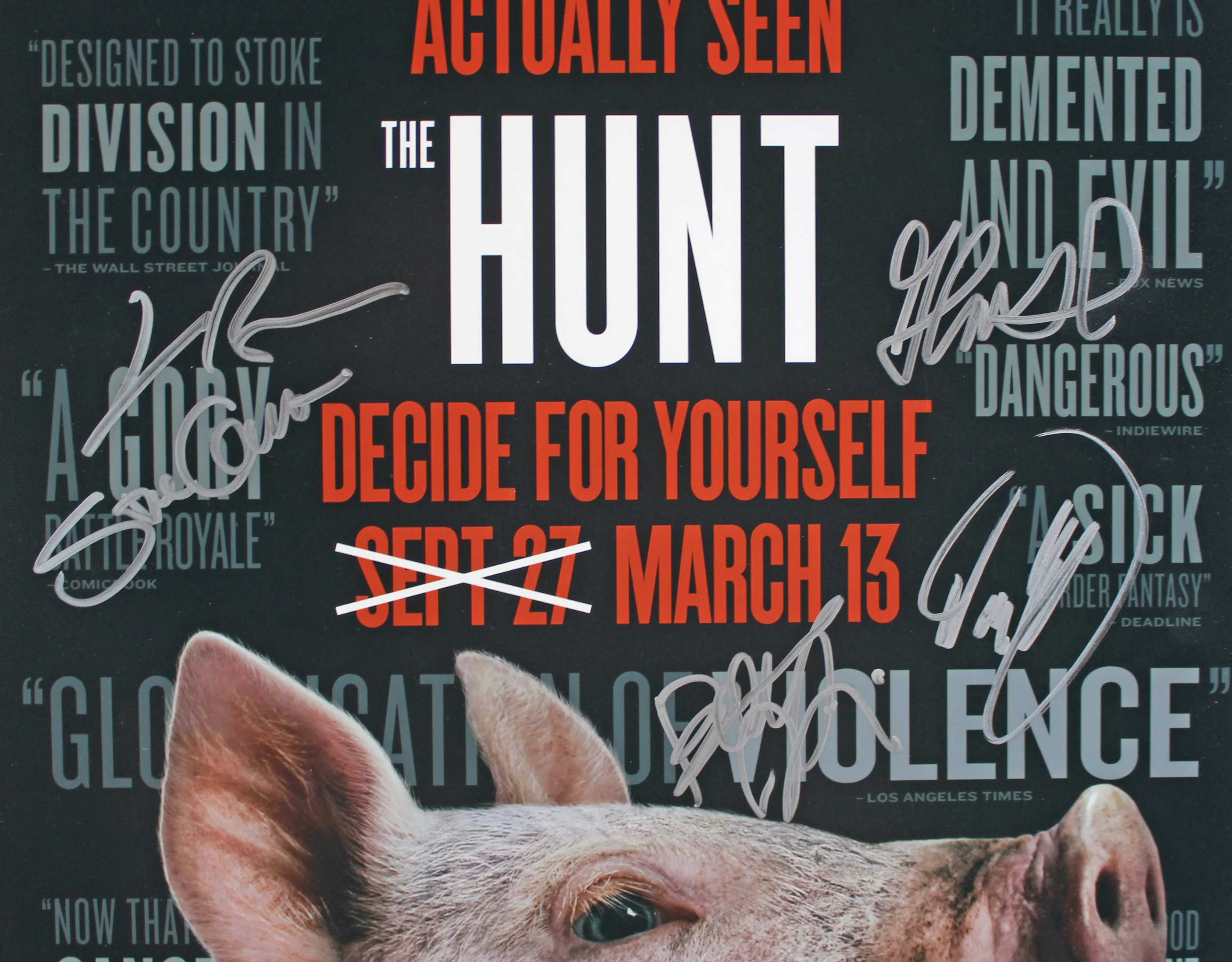 The Hunt (4) Gilpin, , Blum, Crim & Howerton Signed 12x18 Photo BAS #A57562 - Image 3