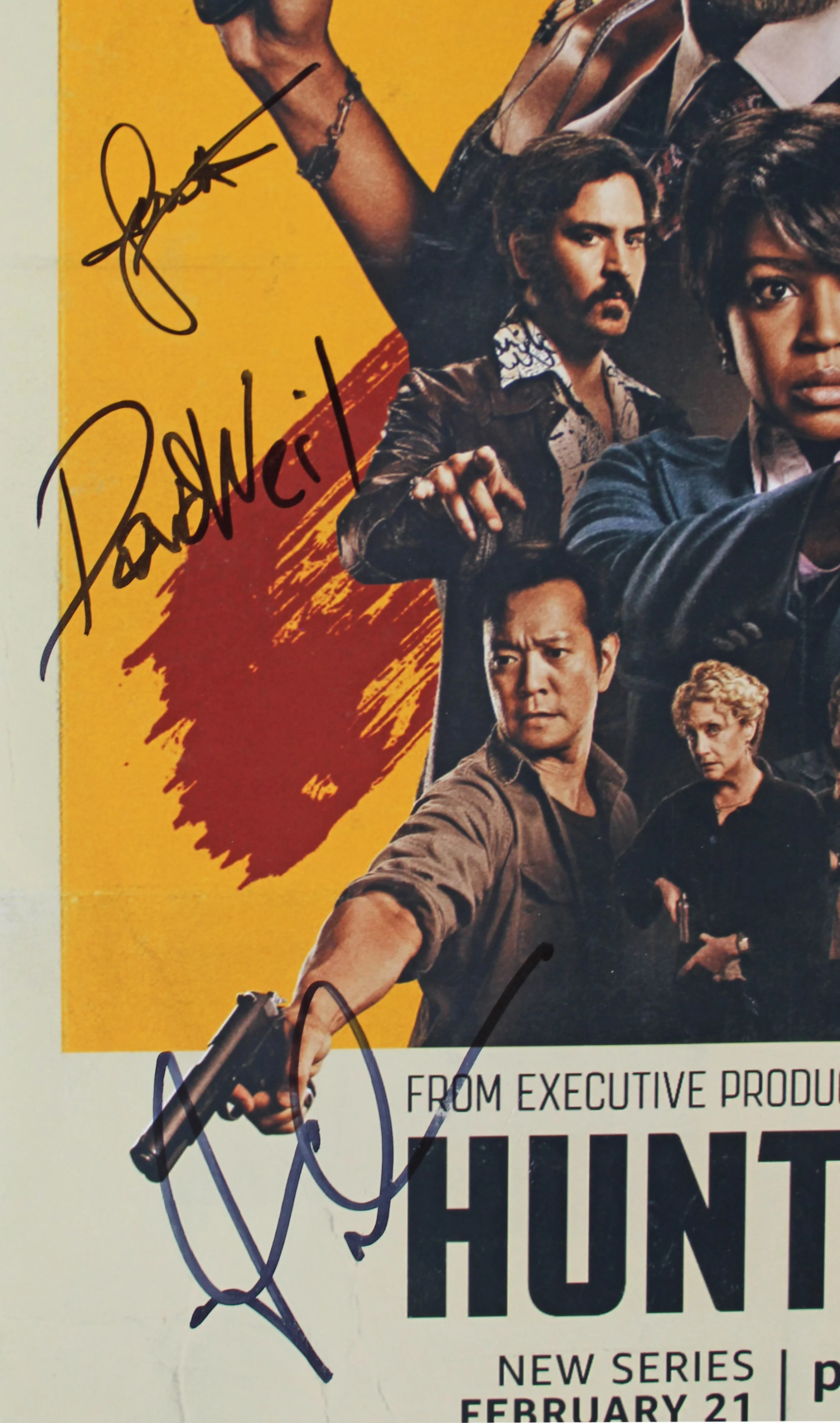 The Hunters (6) Pacino, Lerman, Hinton, Olin +2 Signed 12x18 Photo BAS #A57897 - Image 4