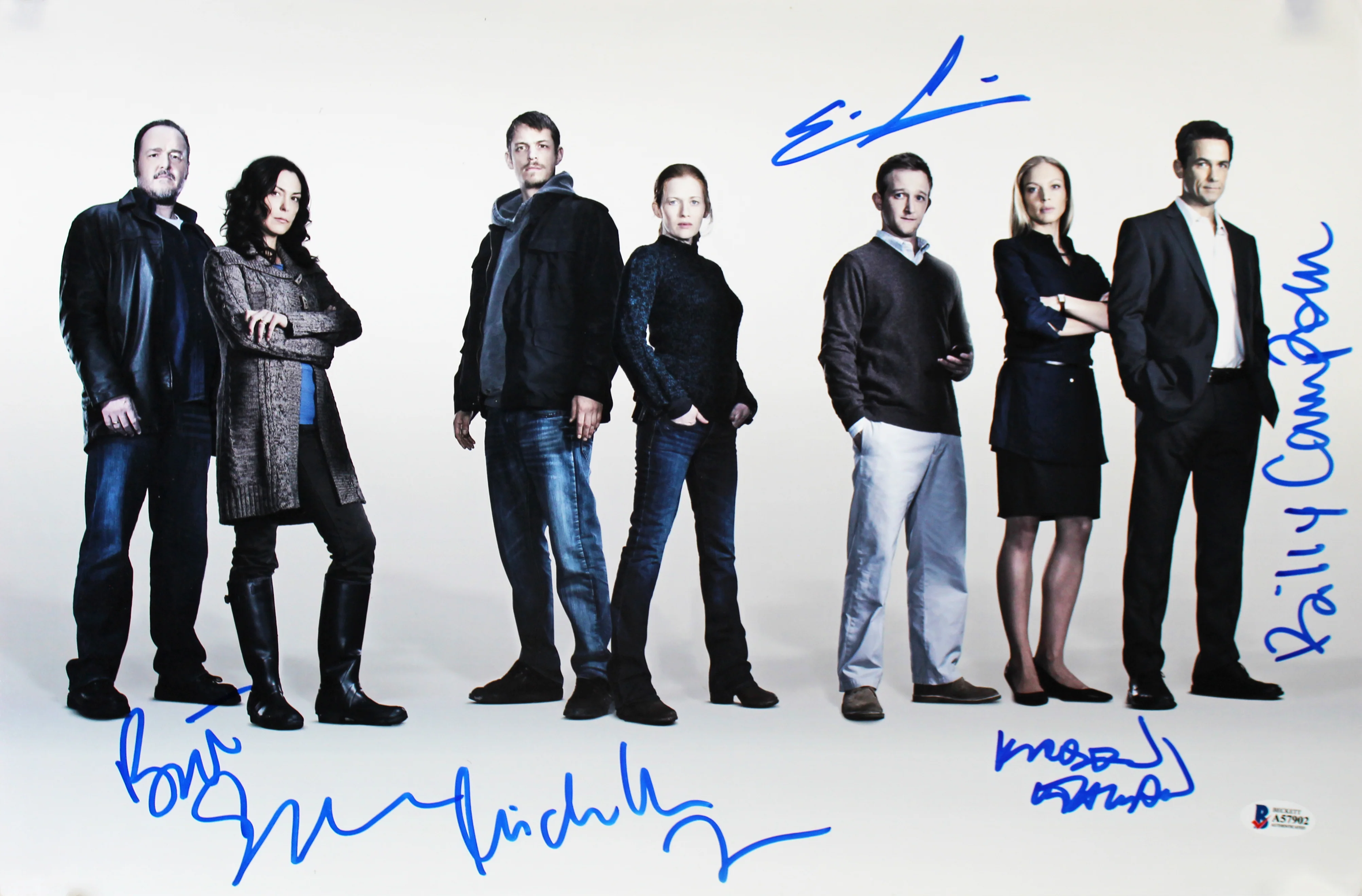 The Killing (5) Sexton, Forbes, Ladin, Lehman & Campbell Signed 12x18 Photo BAS - Image 2