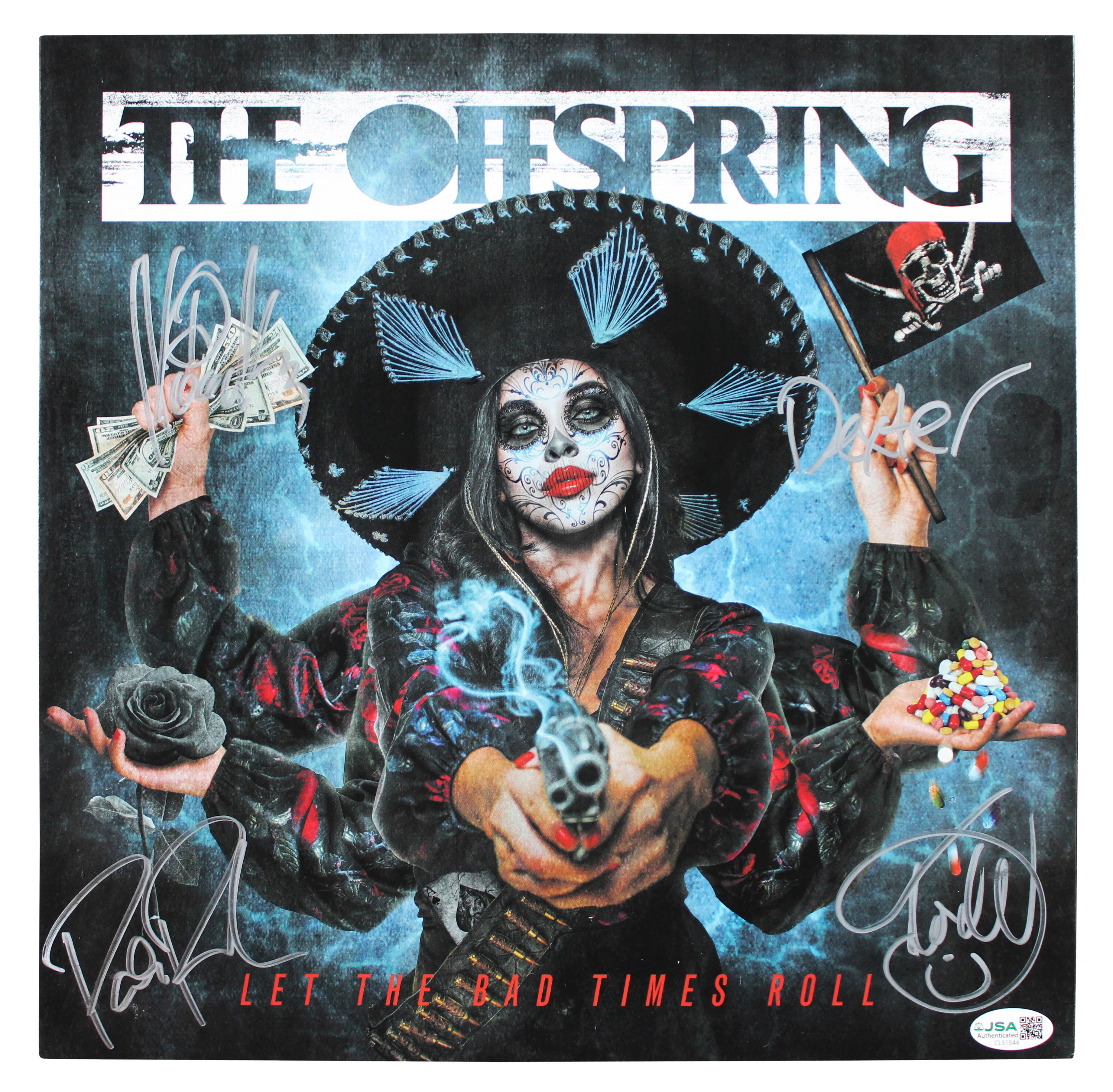 The Offspring (4) Holland, Noodles, Parada & Morse Signed Album JSA #CL51544 - Image 3