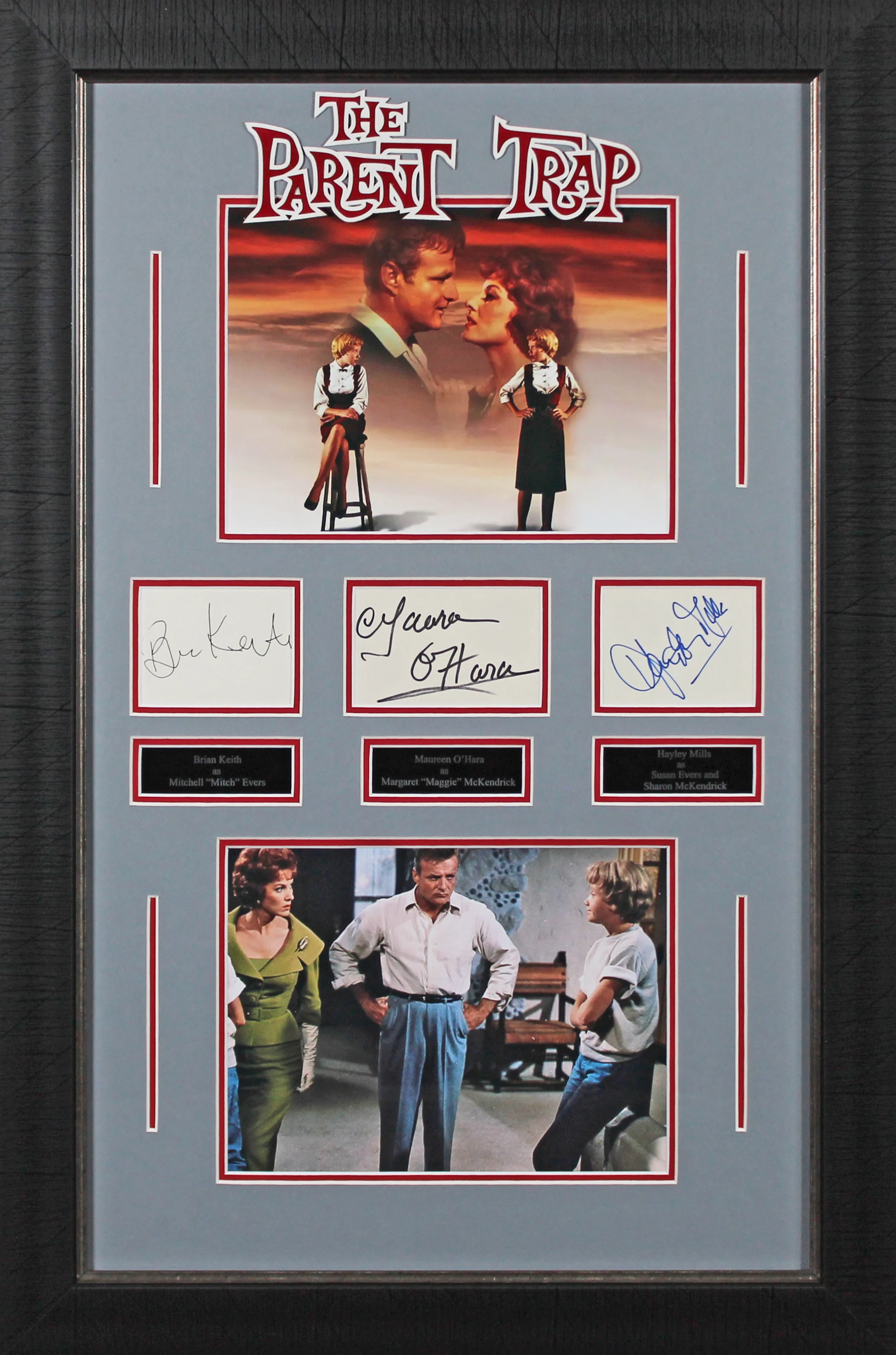 The Parent Trap (3) Mills, Keith & O'Hara Signed Framed Display BAS #AD04861 - Image 2