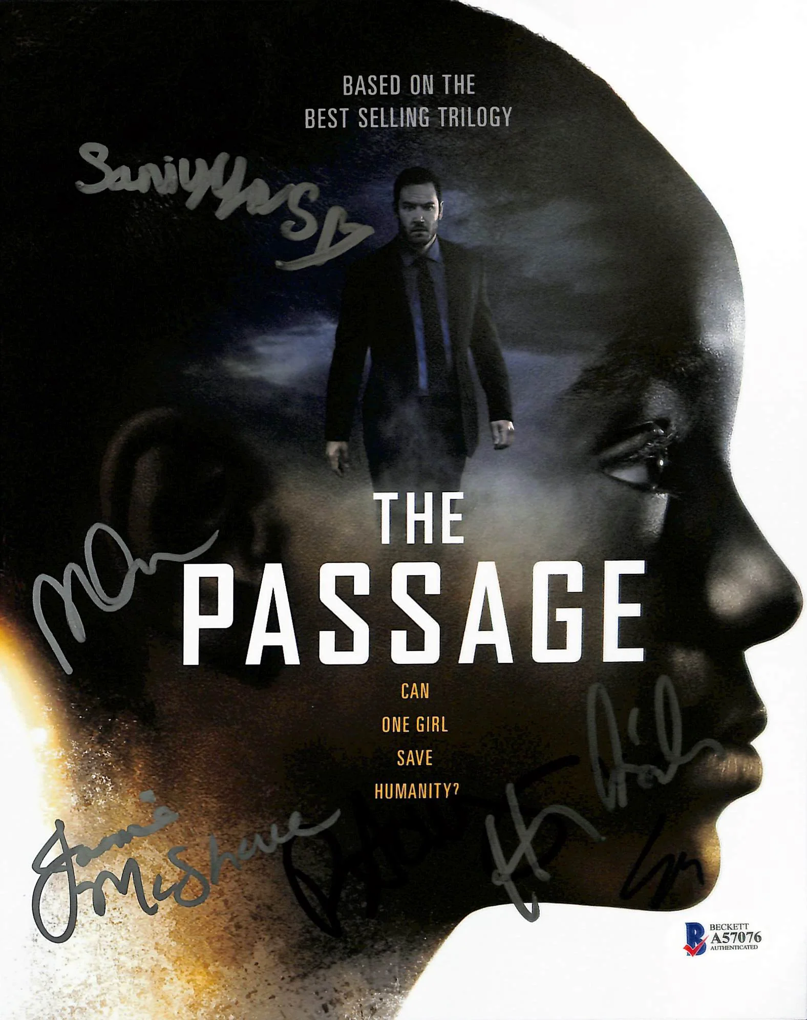 The Passage (5) Mark Paul Gosselaar, Chriqui +3 Signed 8x10 Photo BAS #A57076