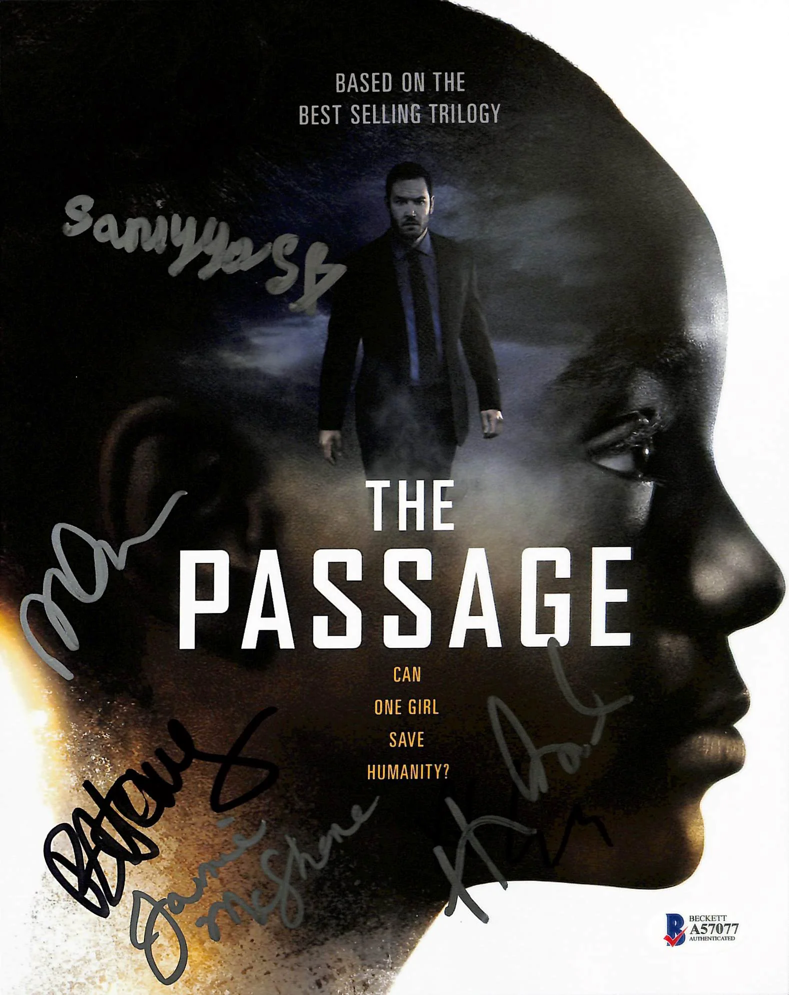 The Passage (5) Mark Paul Gosselaar, Chriqui +3 Signed 8x10 Photo BAS #A57077 - Image 2