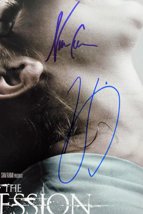 The Possession Cast (3) Sedgwick, Morgan & Calis Signed 12x18 Photo PSA #Z03369 - Image 2