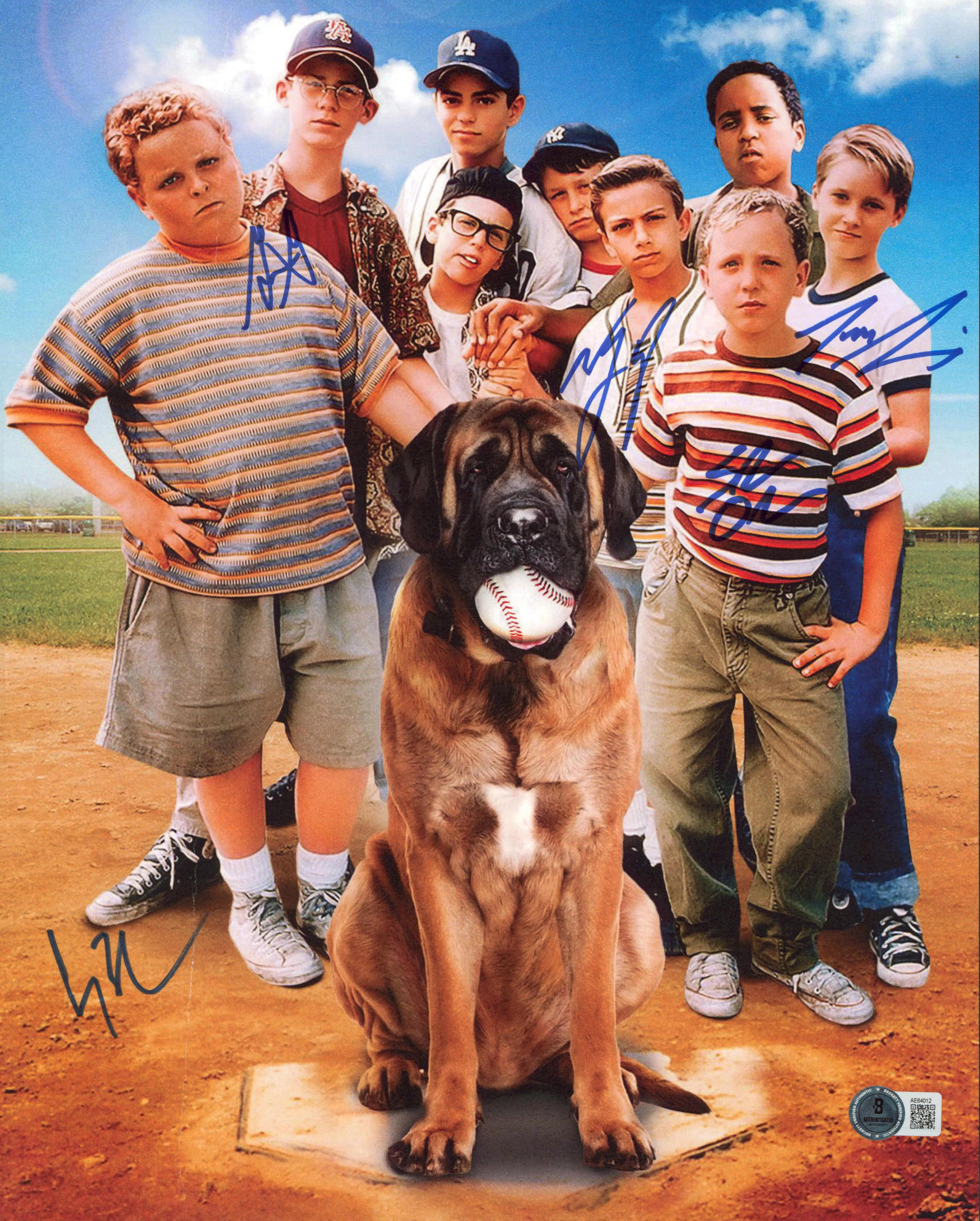The Sandlot (5) York, Obedzinski, Leopardi +2 Signed 11x14 Photo BAS #AE64012 - Image 2