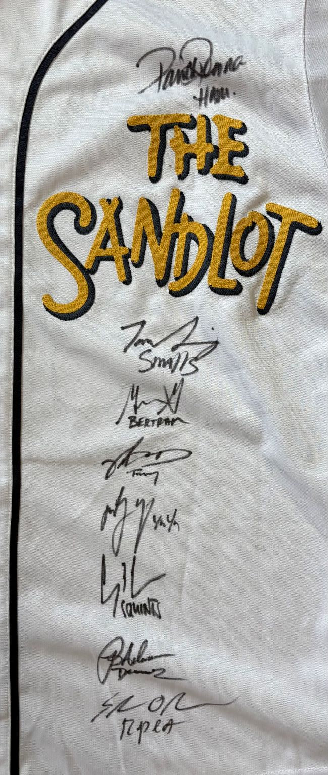 The Sandlot (8) Cast Signed Custom Baseball Jersey BAS - Image 2