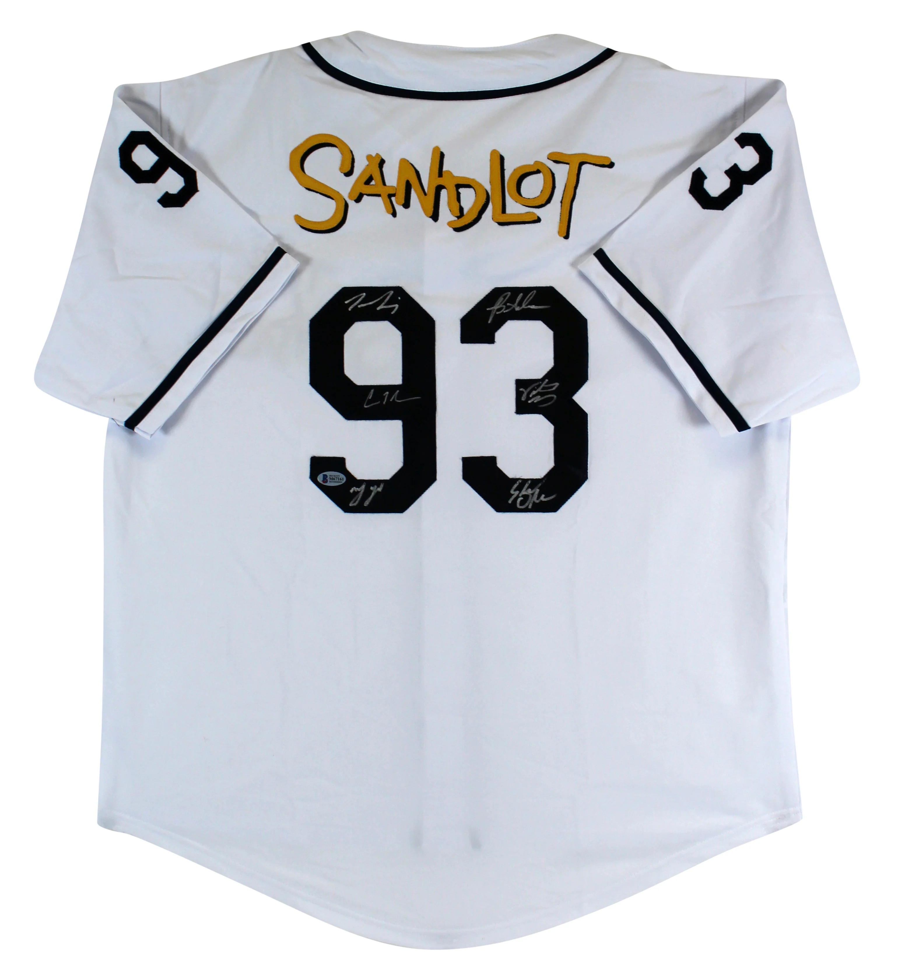 The Sandlot Cast (6) Guiry, Leopardi, York +3 Signed Jersey BAS Witnessed - Image 2
