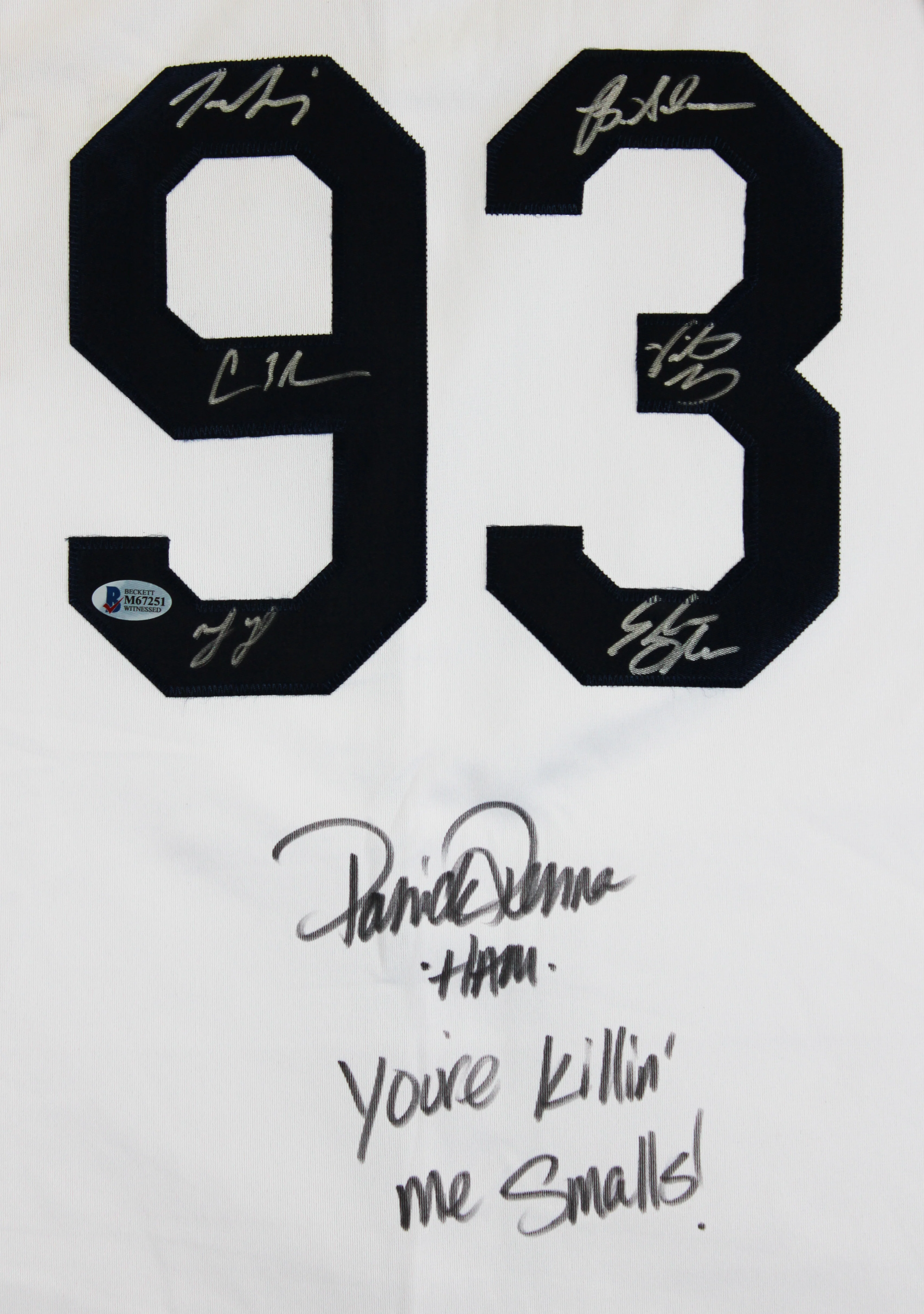 The Sandlot Cast (7) Renna, Guiry, Leopardi, York +3 Signed Jersey BAS Witnessed - Image 3