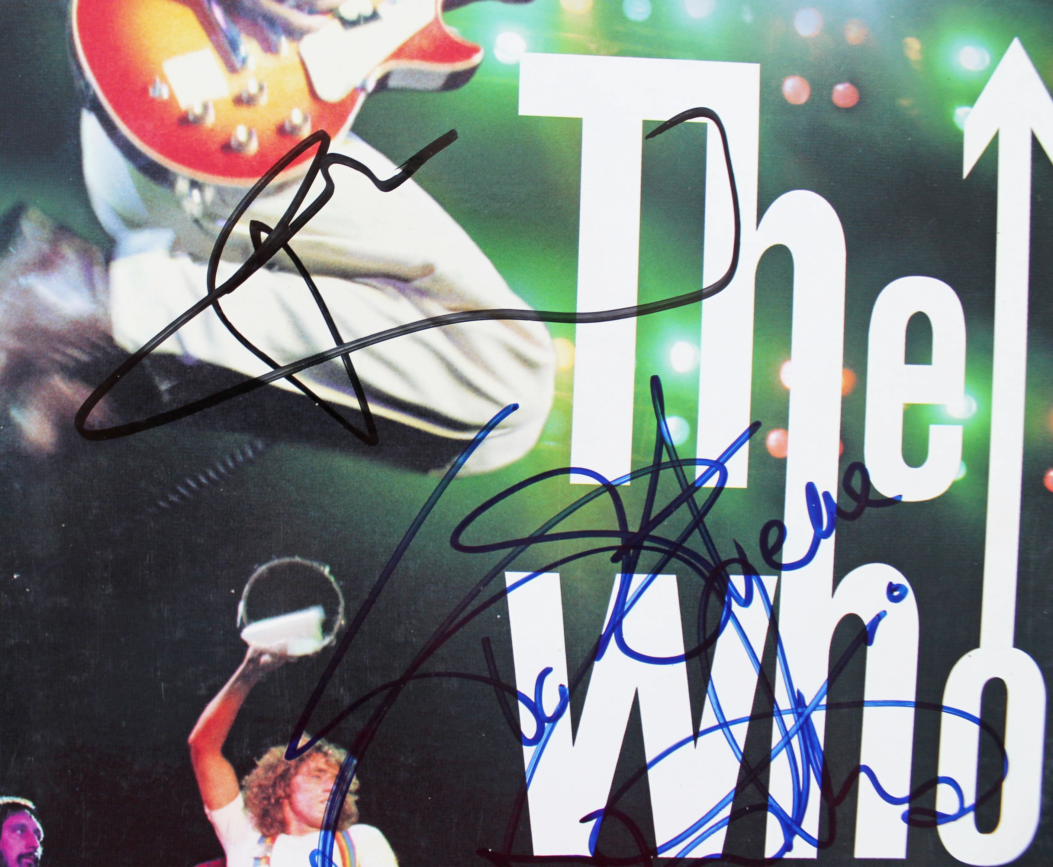 The Who (3) Daltrey, Townshend & Entwistle Signed Laserdisc Cover BAS #A42884 - Image 4