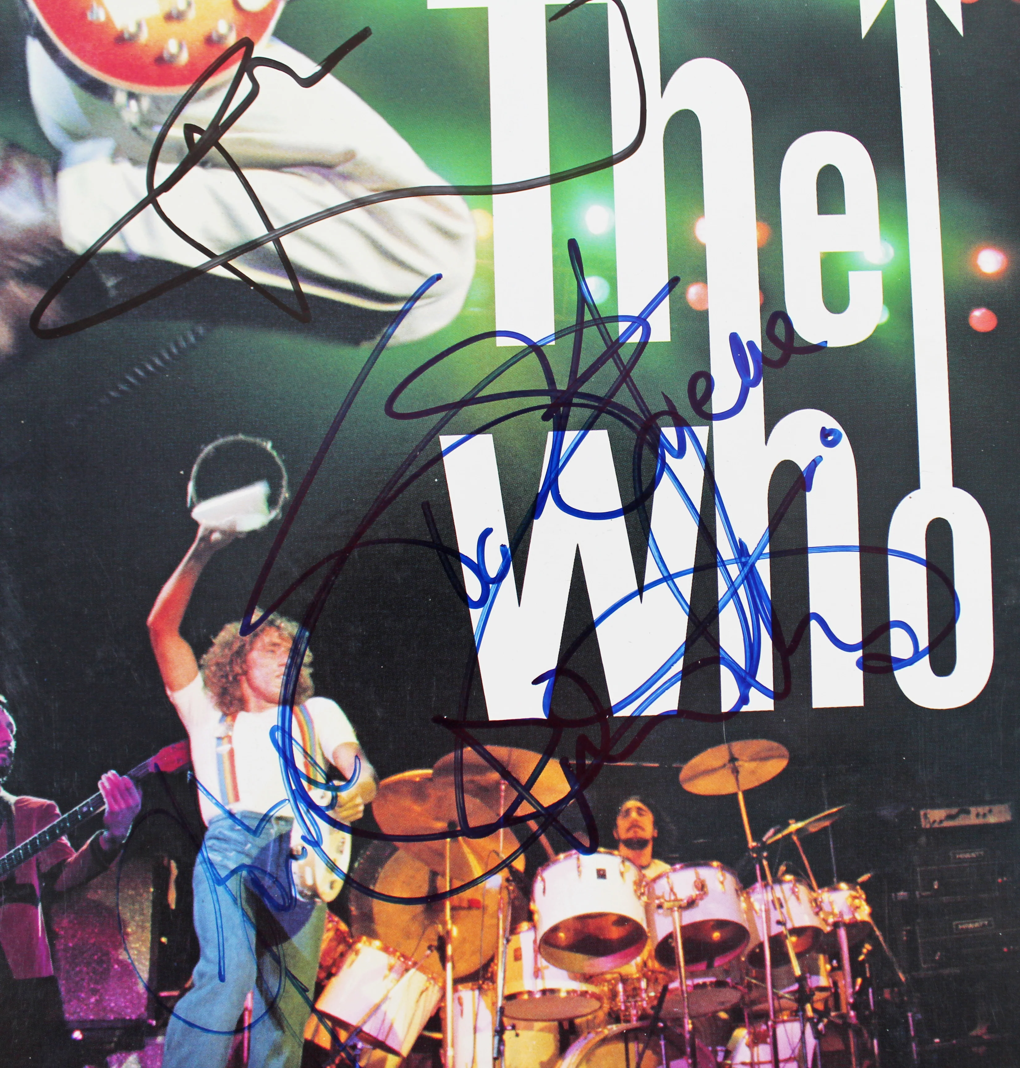 The Who (3) Daltrey, Townshend & Entwistle Signed Laserdisc Cover BAS #A42884 - Image 5