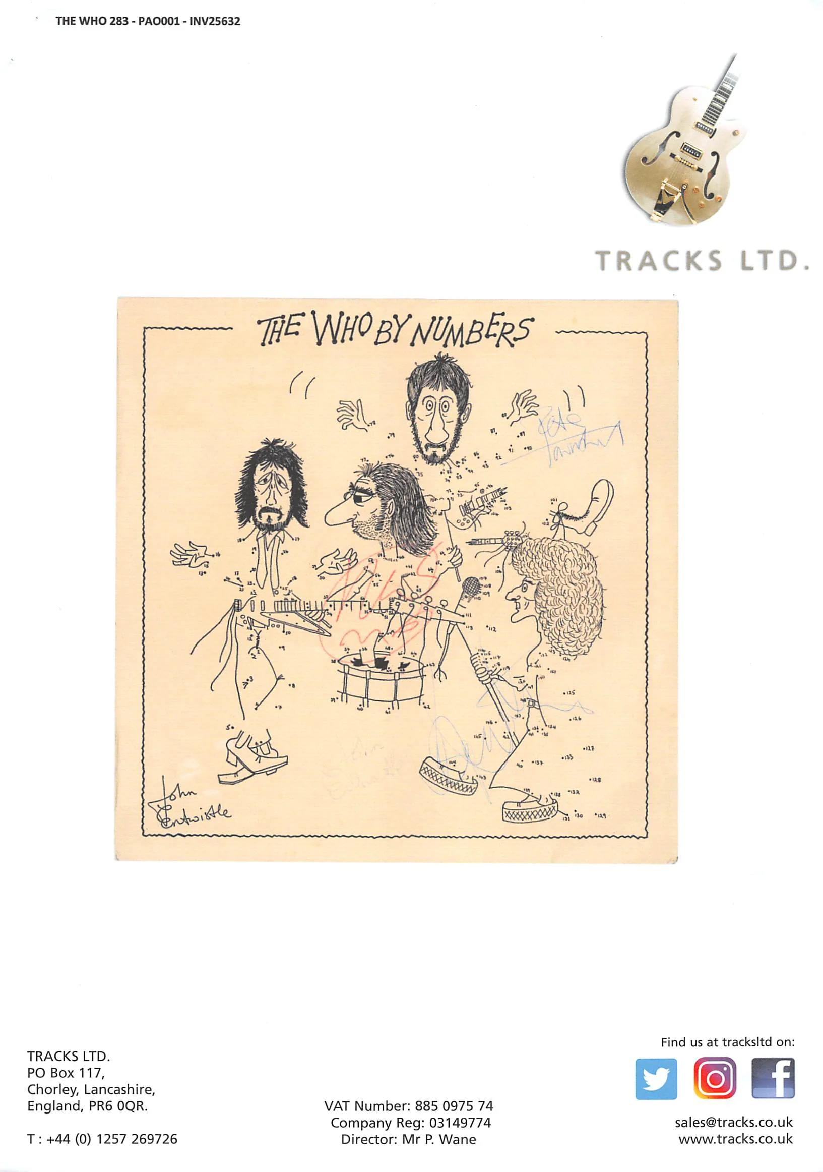 The Who (4) Moon, Entwistle, Townshend & Daltrey Signed Album Cover BAS #AD78263 - Image 10