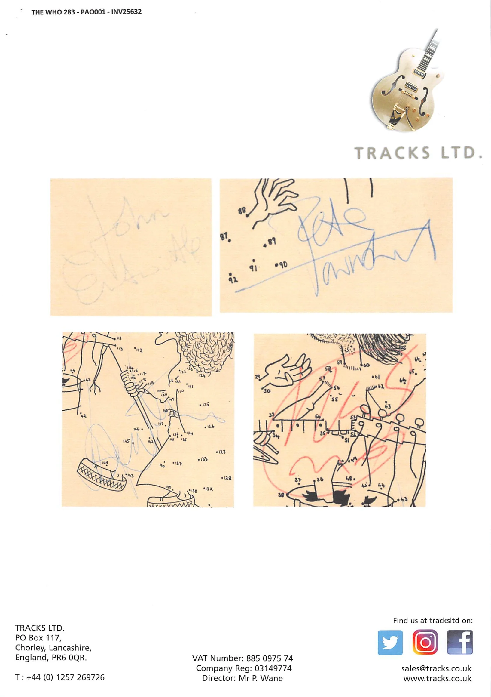The Who (4) Moon, Entwistle, Townshend & Daltrey Signed Album Cover BAS #AD78263 - Image 9