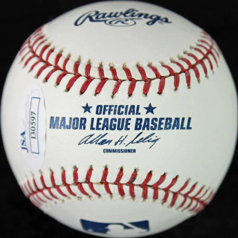 Theodore Van Kirk - Navigator Enola Gay Crew Signed OML Baseball JSA #I30597 - Image 5