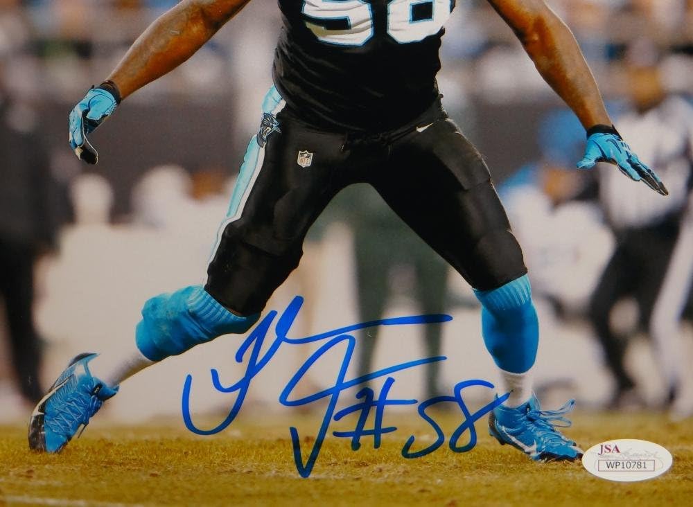 Thomas Davis Autographed Carolina Panthers 8x10 Vertical Photo- JSA W Auth - Image 5