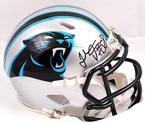Thomas Davis Autographed Carolina Panthers Speed Mini Helmet- Prova *Black - Image 4