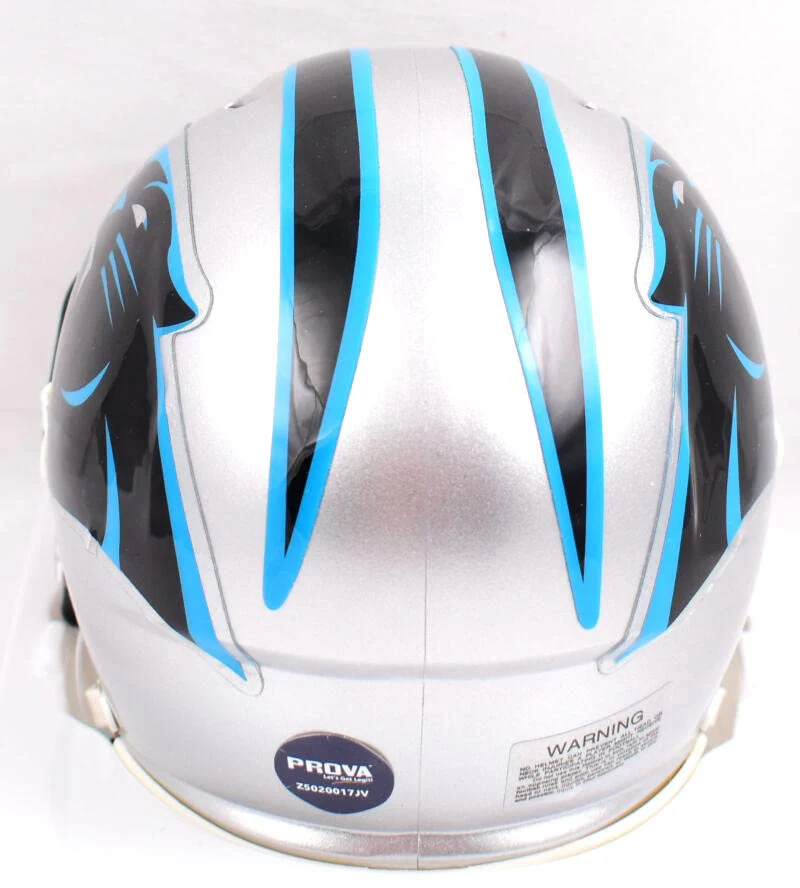 Thomas Davis Autographed Carolina Panthers Speed Mini Helmet- Prova *Black - Image 7